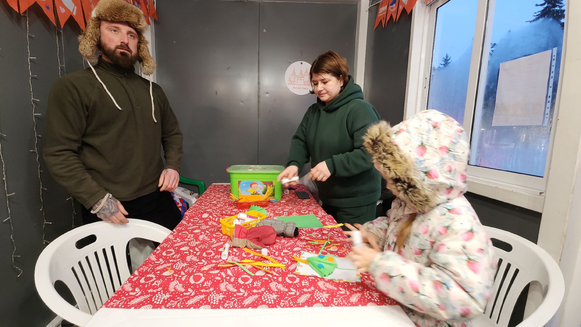 вертикалки, пушкино, мастер класс, дети, аппликация, новогоднее настроение, новый год, дети и родители,