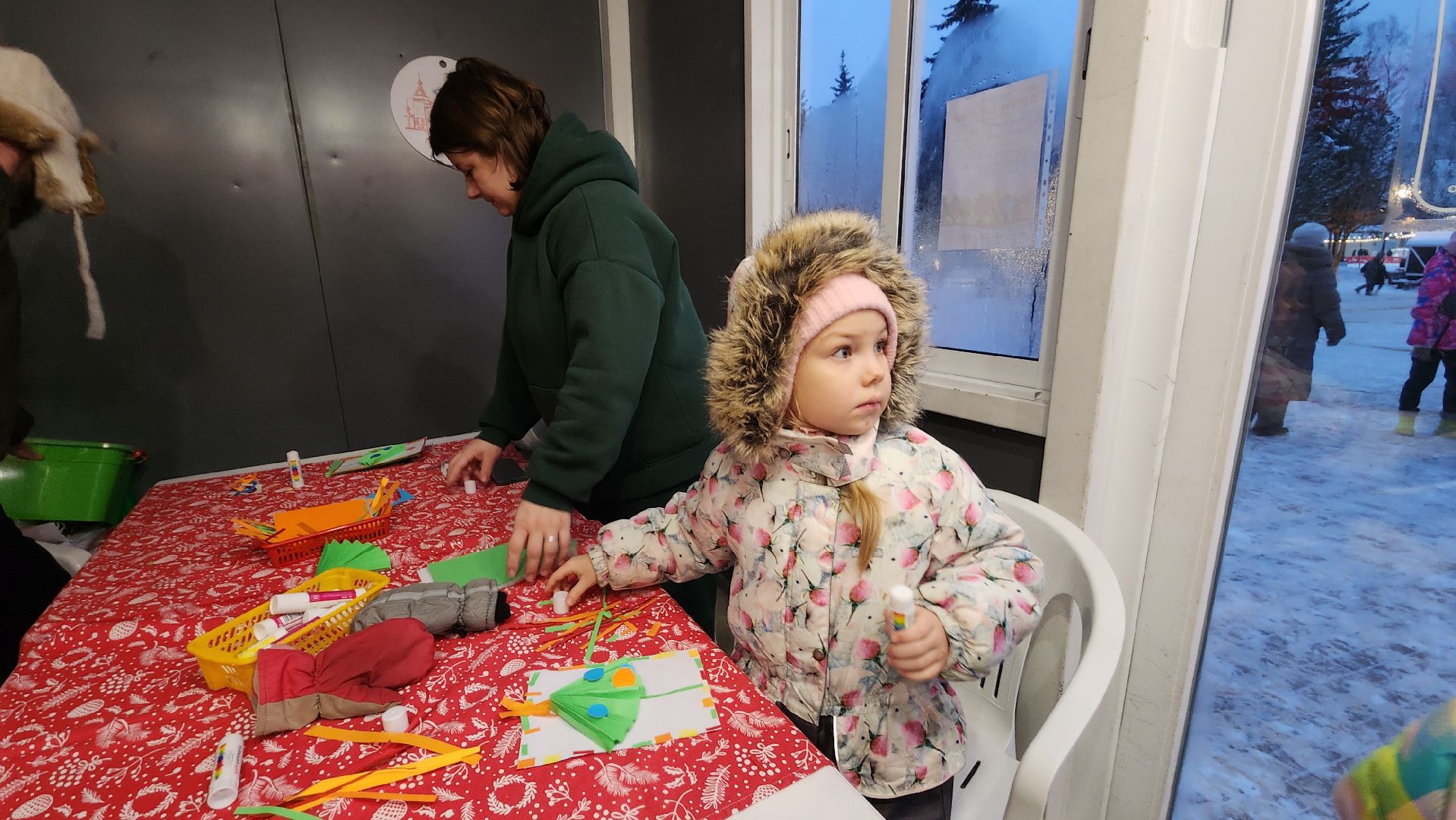 вертикалки, пушкино, мастер класс, дети, аппликация, новогоднее настроение, новый год, дети и родители,