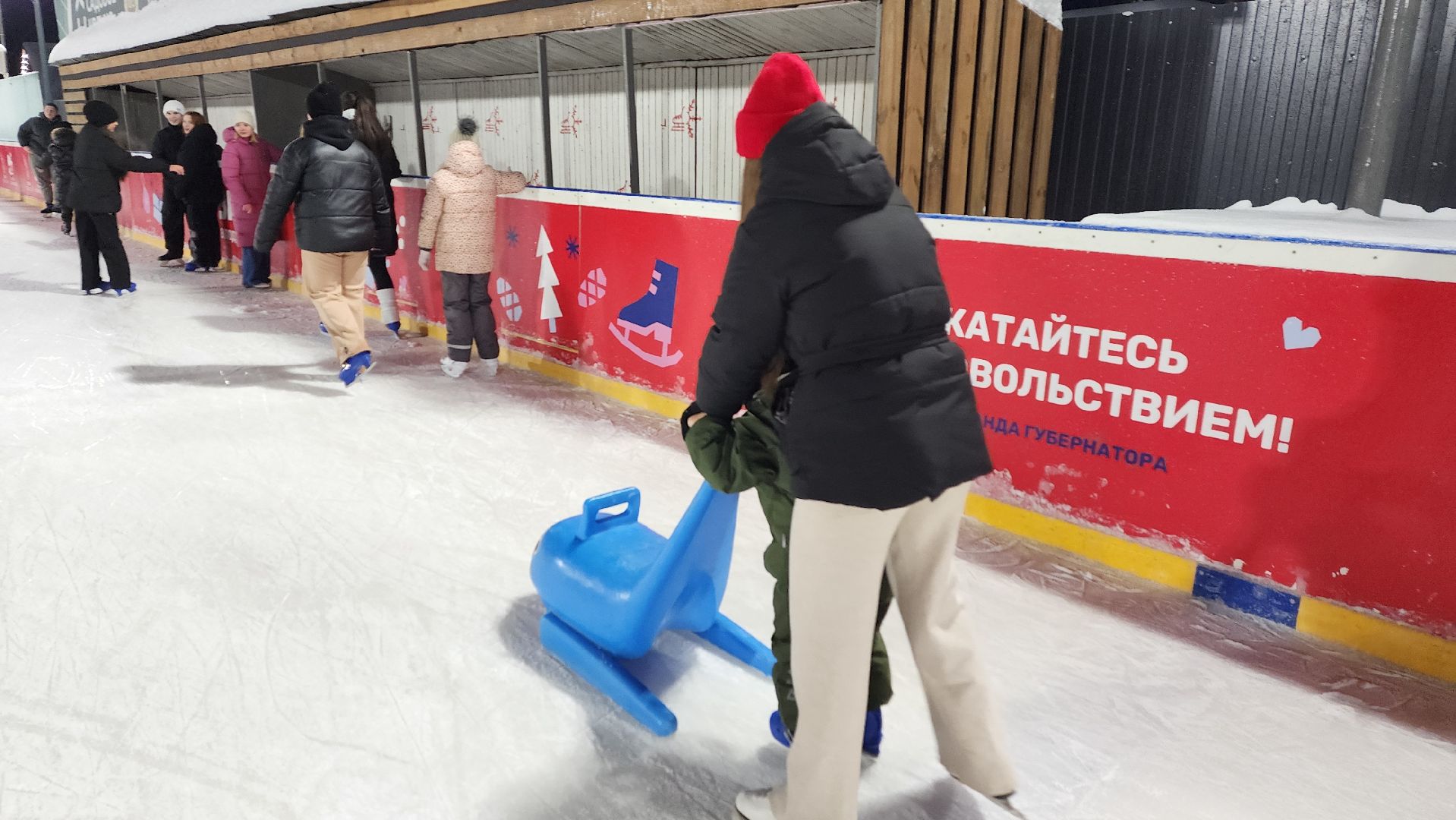 Солнечногорск, вертикалки, Каток, Парки зимой,