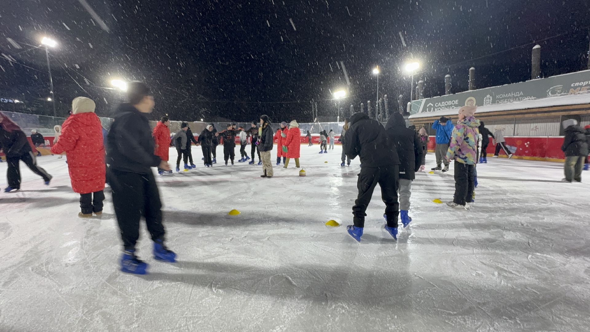 Солнечногорск, Дискотека на льду, Каток, вертикалки, Жители,