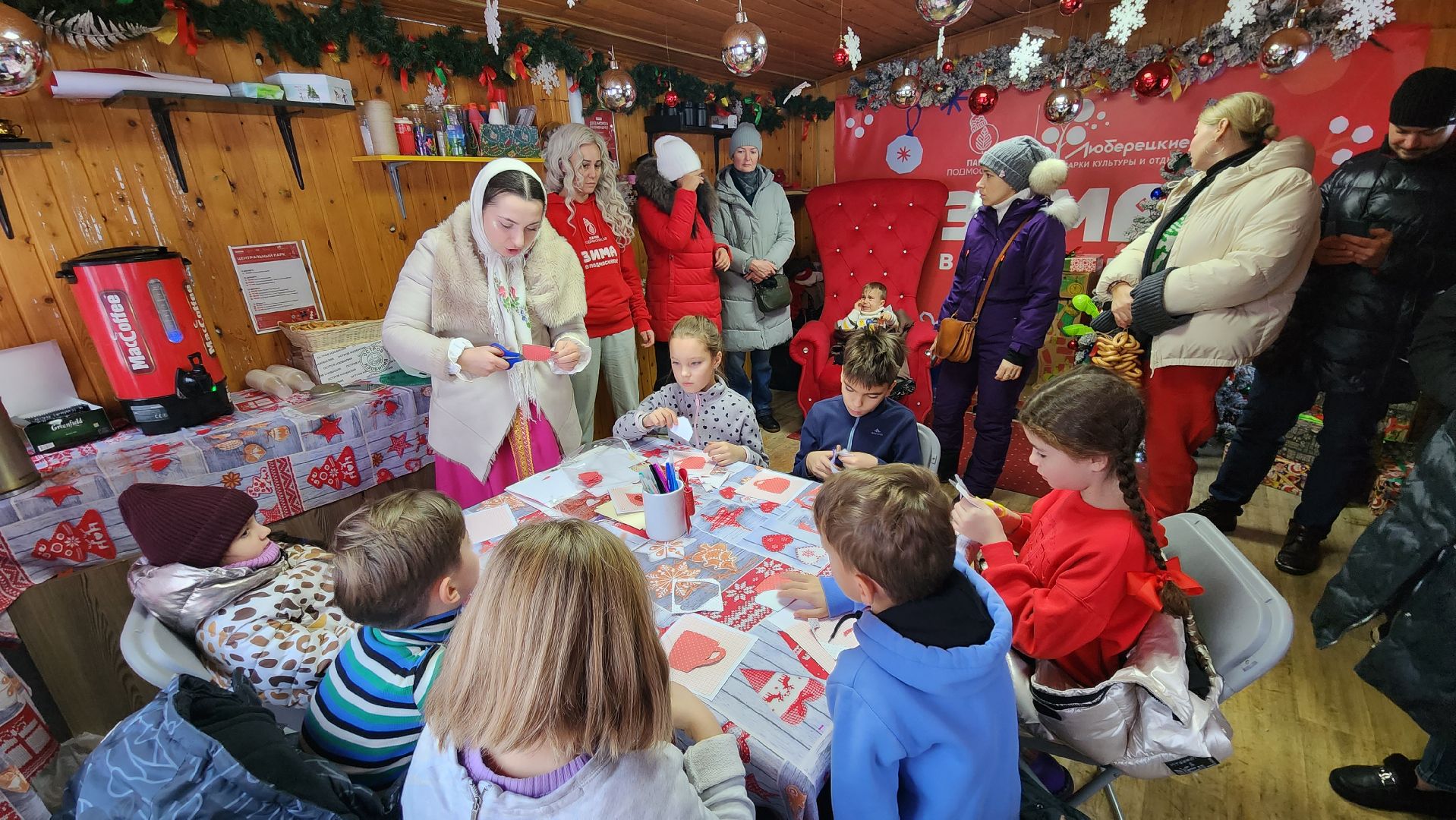 люберцы, резиденция деда мороза, мастер-класс для детей,