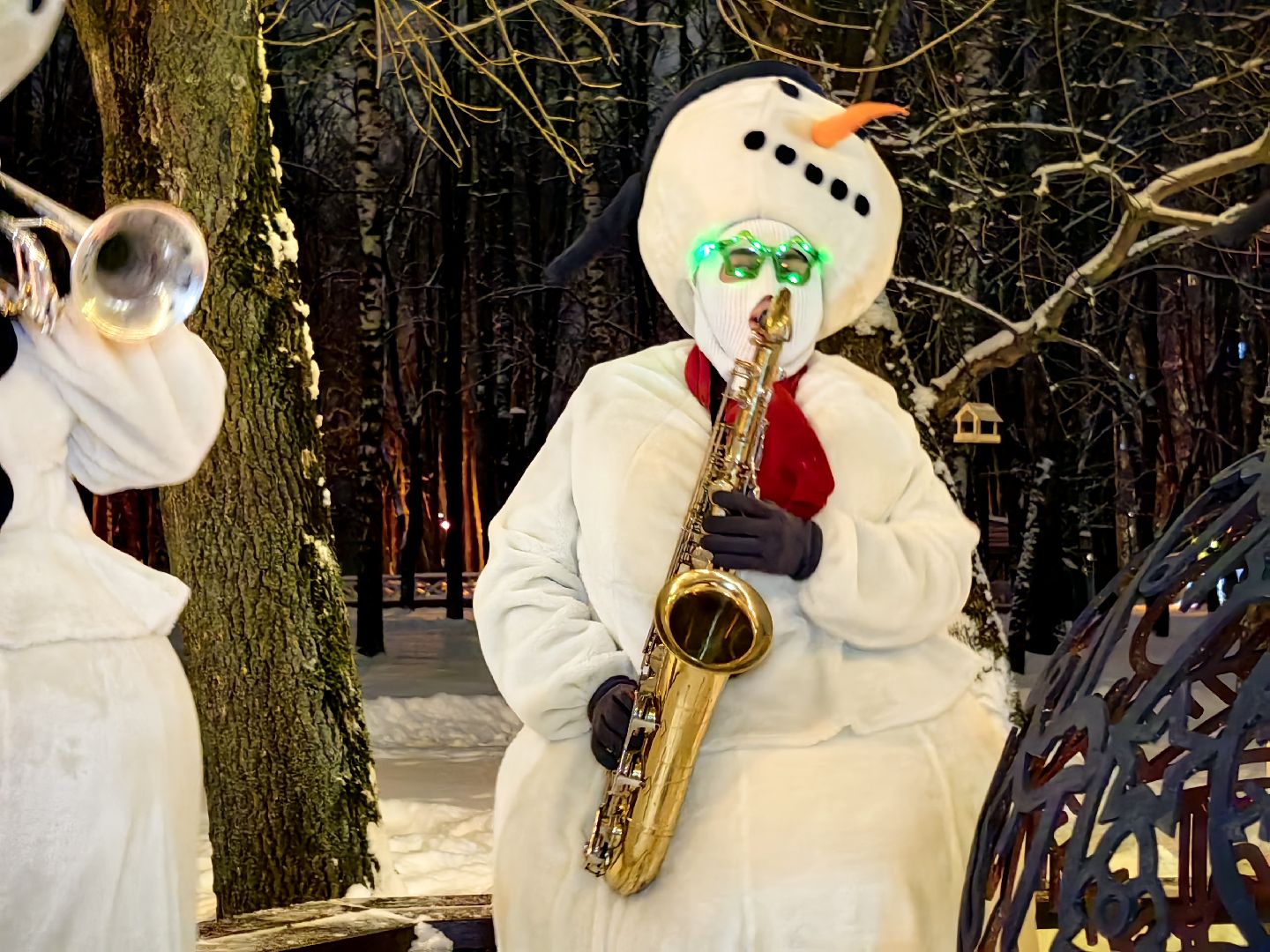 оркестр снеговиков, статуэтки, ярмарка вакансий, новогодние игрушки, вертикалки