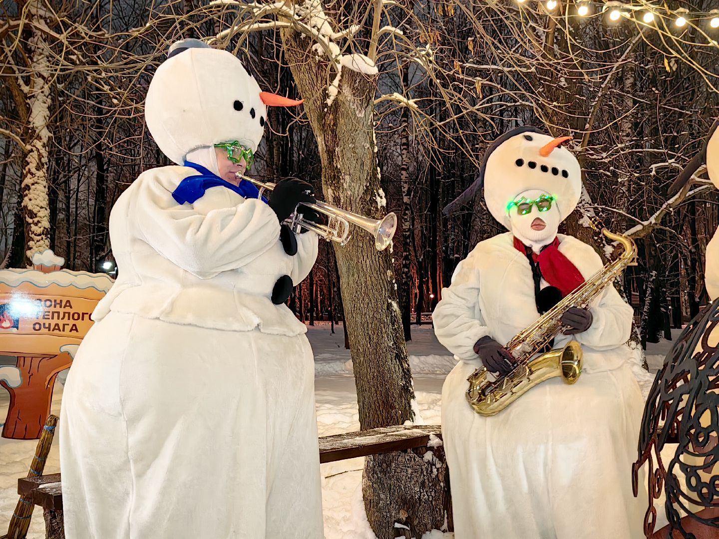 оркестр снеговиков, статуэтки, ярмарка вакансий, новогодние игрушки, вертикалки