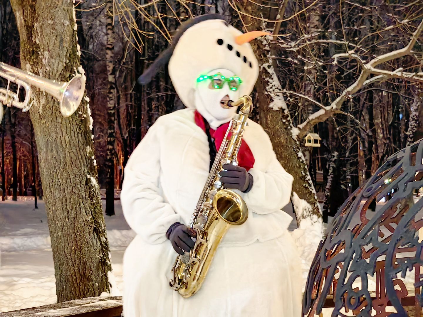 оркестр снеговиков, статуэтки, ярмарка вакансий, новогодние игрушки, вертикалки