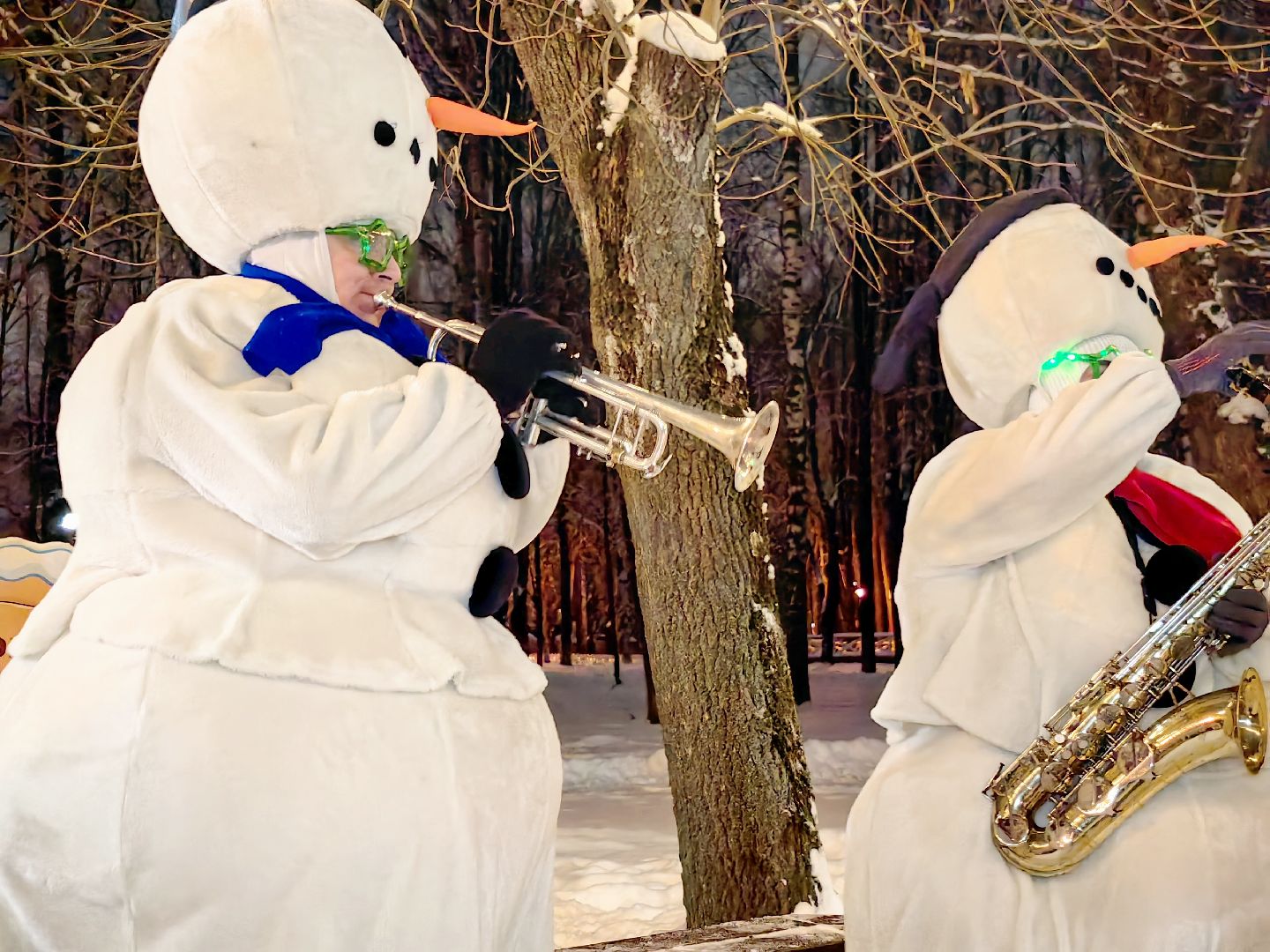 оркестр снеговиков, статуэтки, ярмарка вакансий, новогодние игрушки, вертикалки