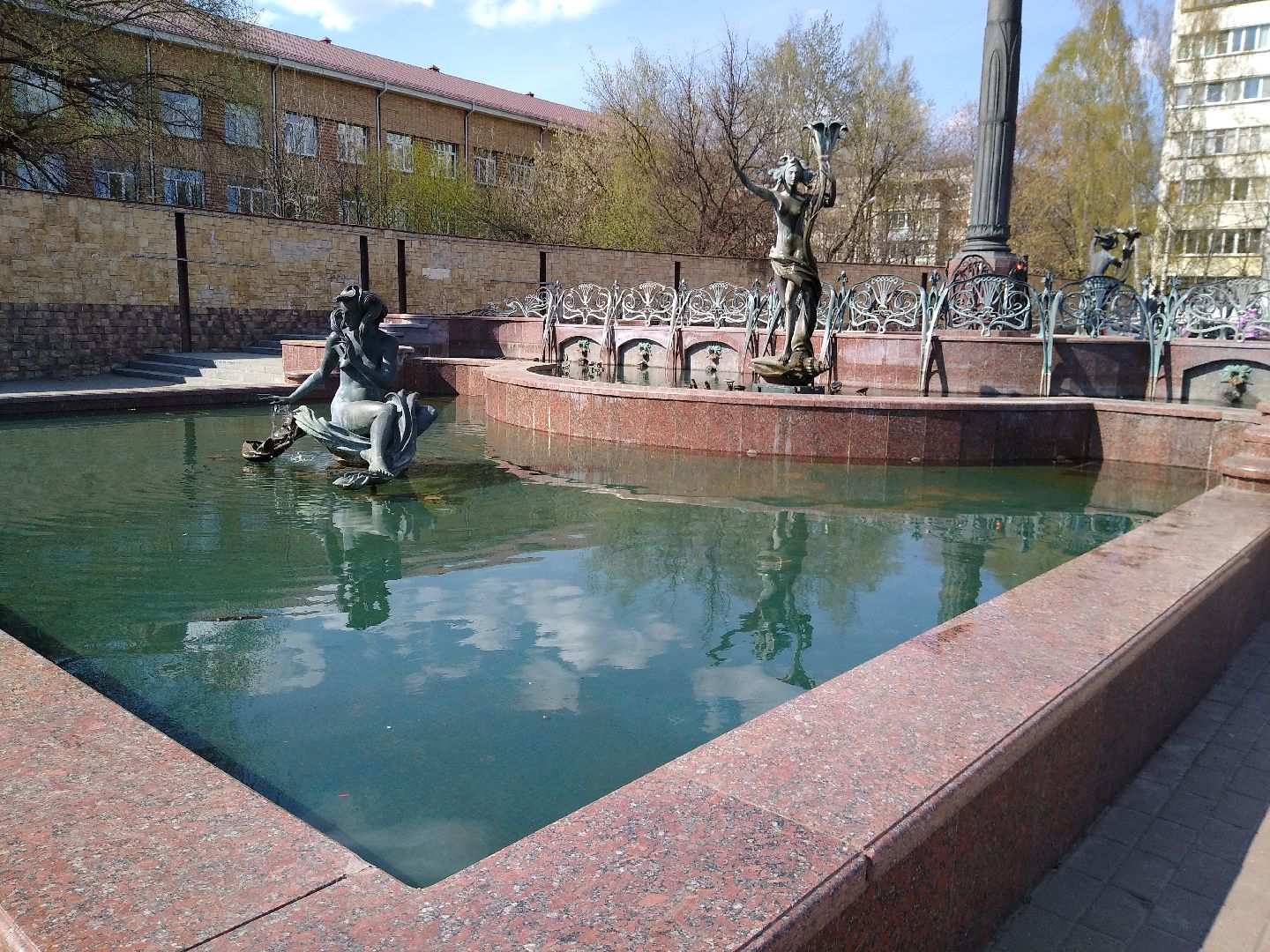 Раменское, благоустройство, фонтан