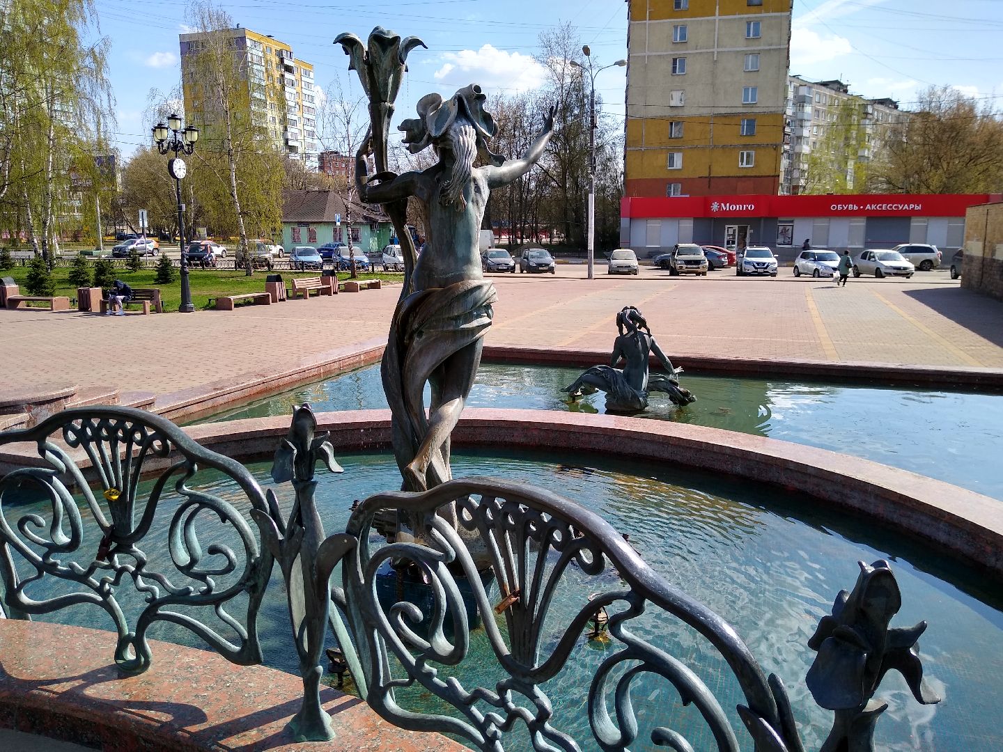 Раменское, благоустройство, фонтан