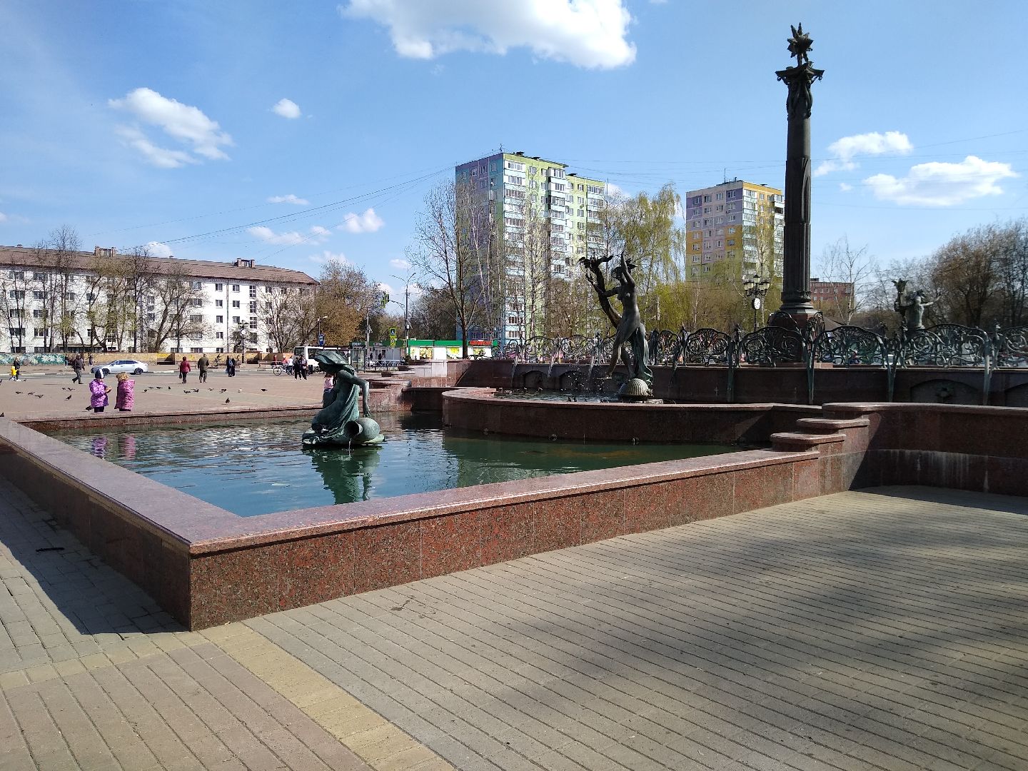 Раменское, благоустройство, фонтан