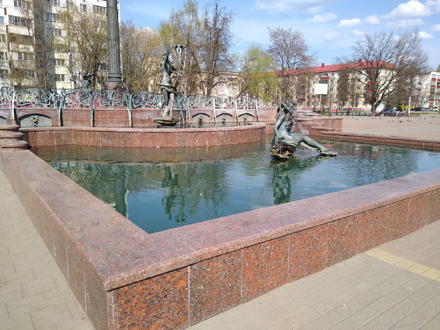 Раменское, благоустройство, фонтан