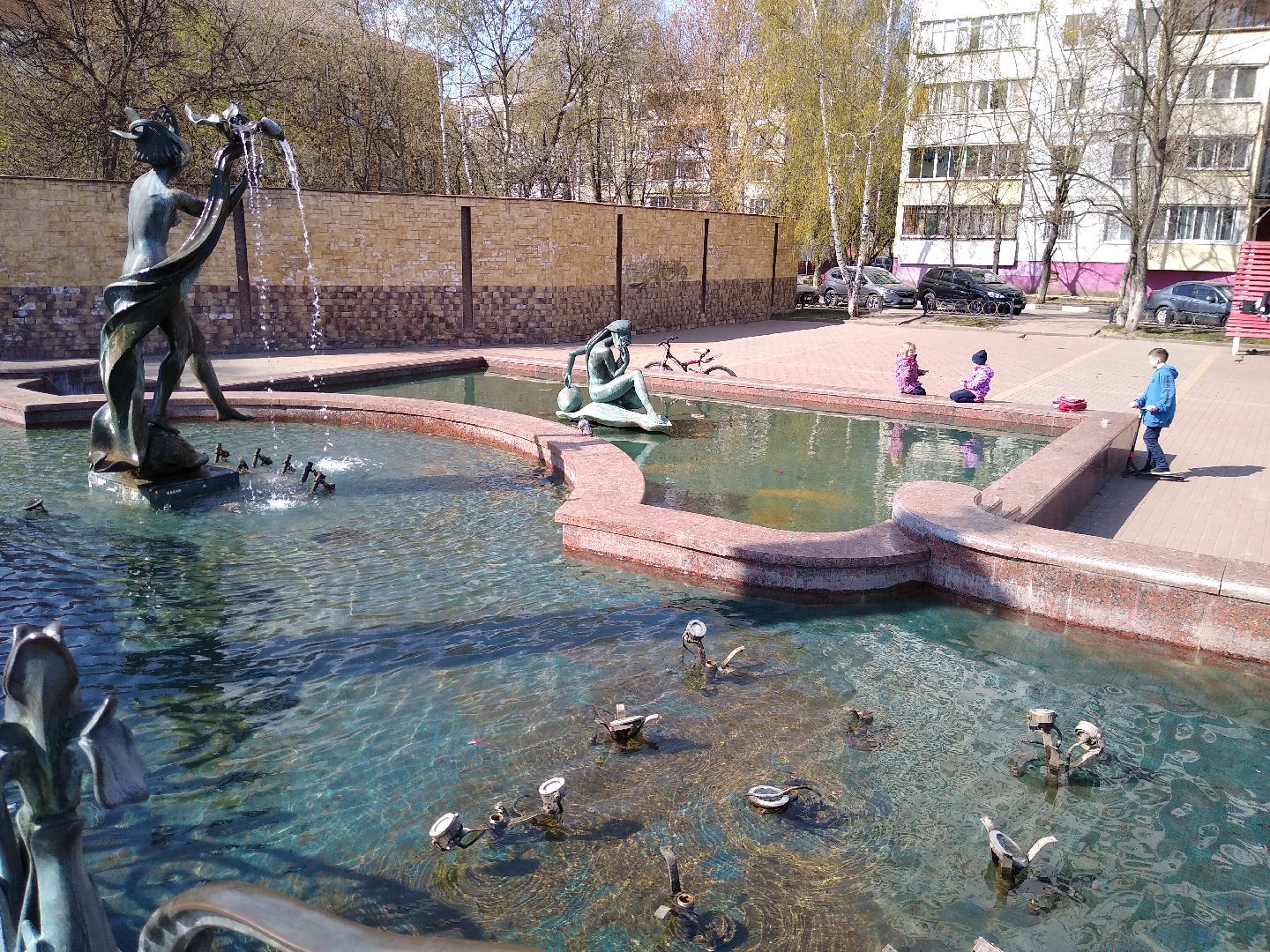 Раменское, благоустройство, фонтан