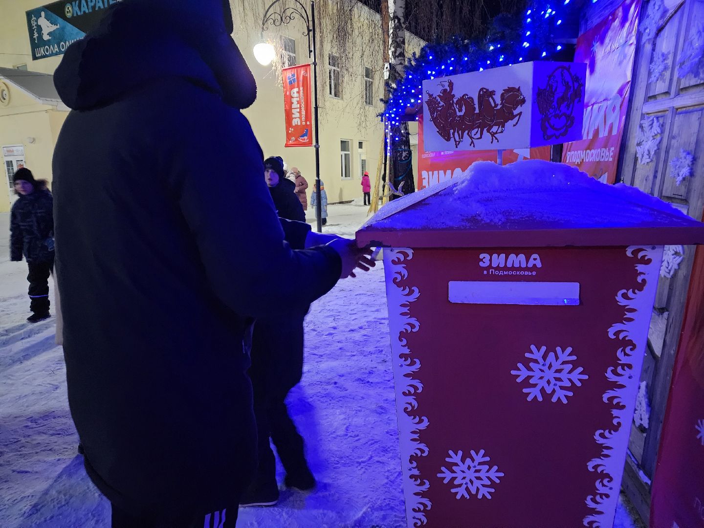 шатура, резиденция деда мороза, зима в подмосковье,