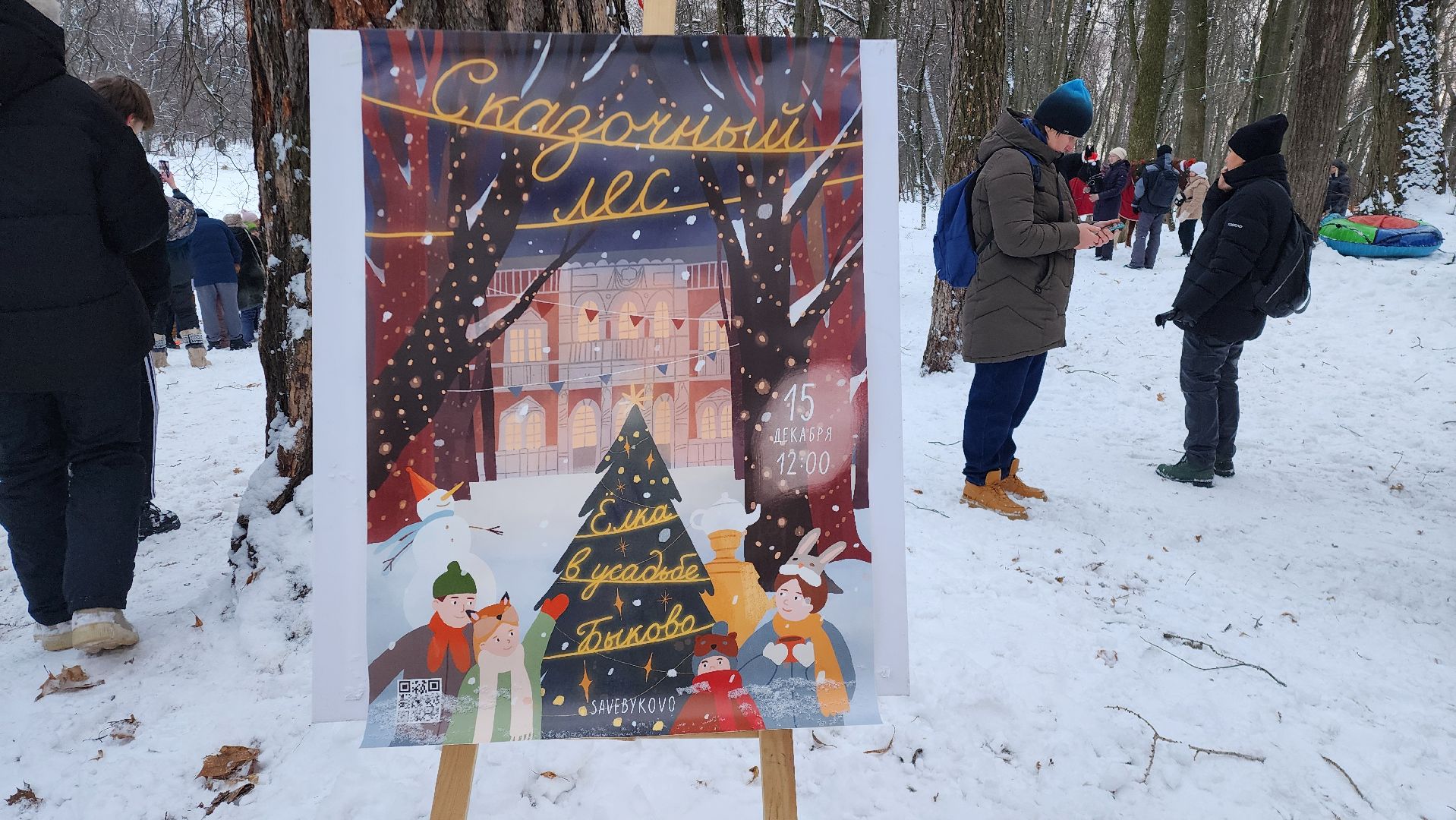 Раменское, Усадьба Быково, Елка в усадьбе Быково, новогоднее представление, Вертикальное видео, Вертикалка,