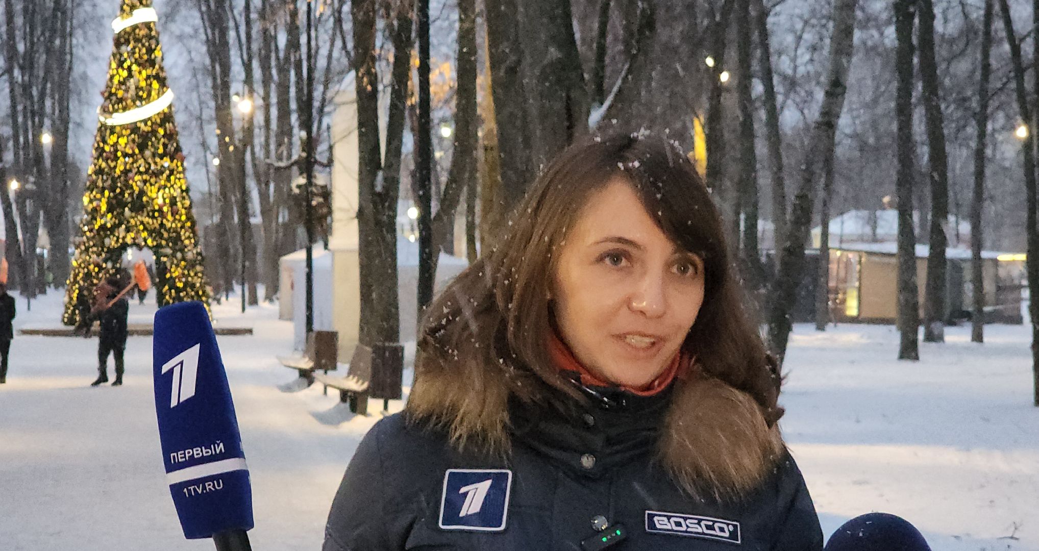 серпухов, юлия молостова, первый канал, программа доброе утро, парк имени олега степанова, портал желаний, новогодняя елка,