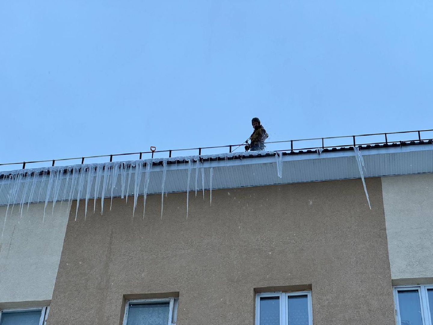 сосульки, городской округ восход, зима, вертикалки,