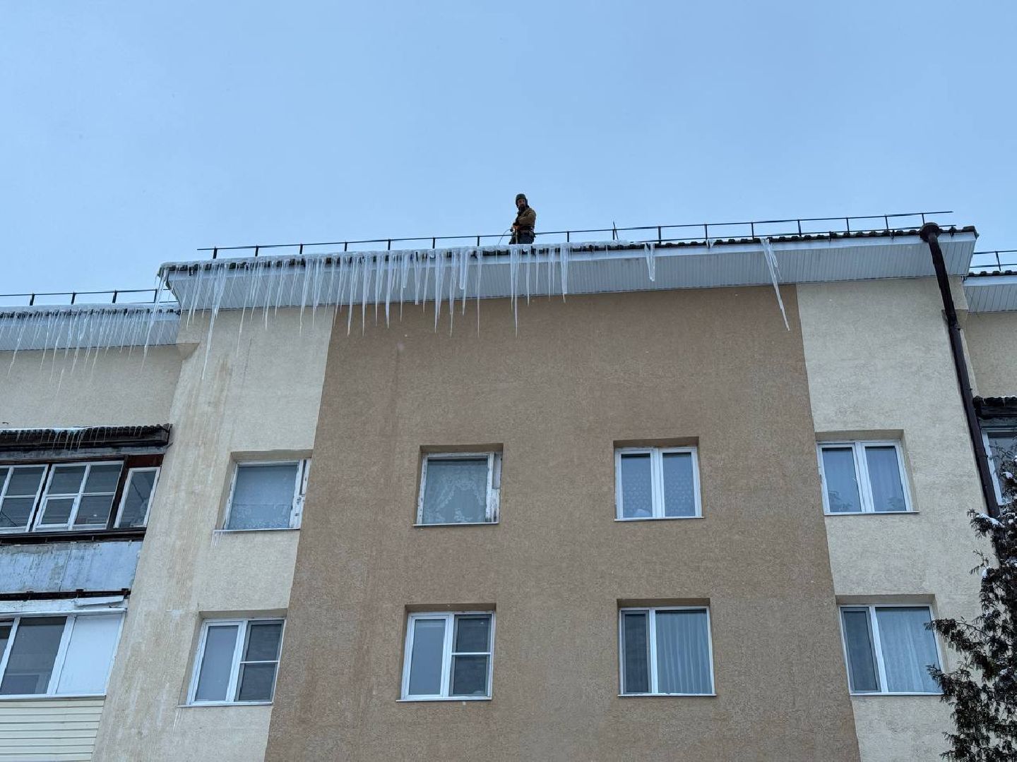 сосульки, городской округ восход, зима, вертикалки,