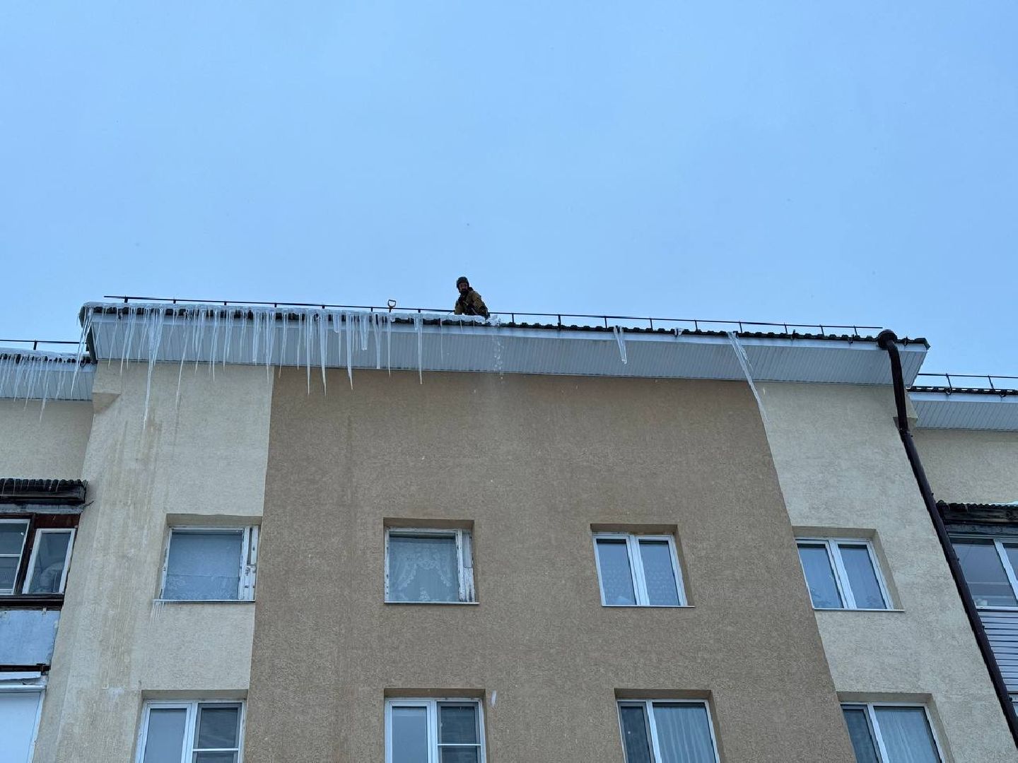 сосульки, городской округ восход, зима, вертикалки,