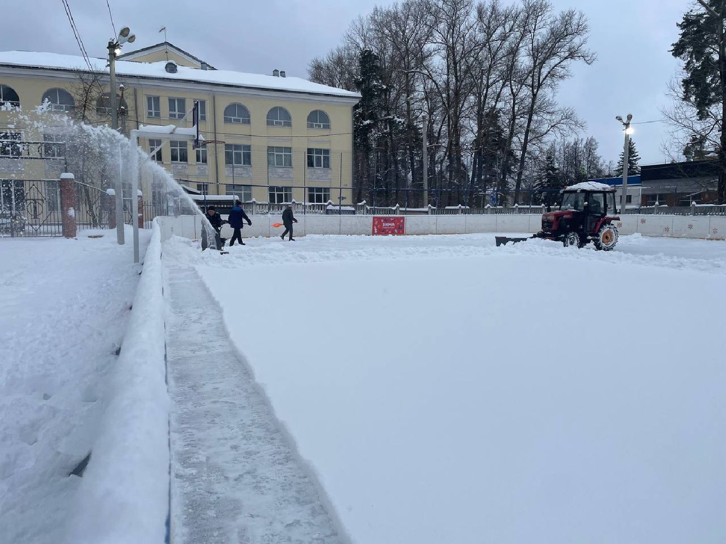 дмитров, зима в подмосковье, зимние катки, вертикалки,