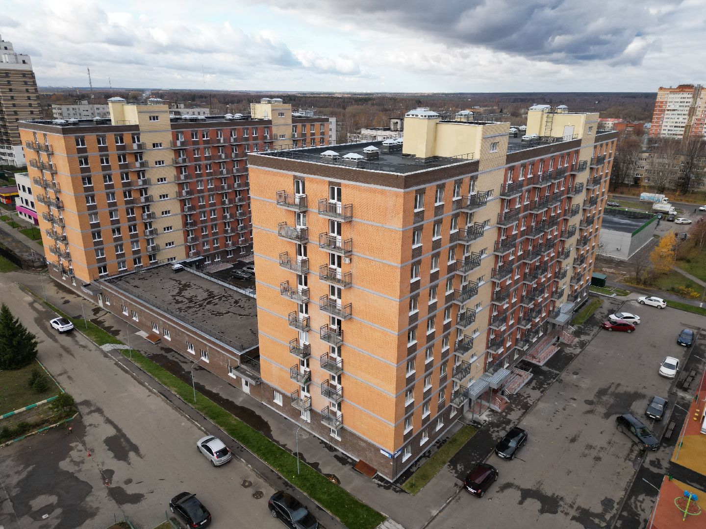 видео с коптера, ногинск, расселение аварийного жилья,