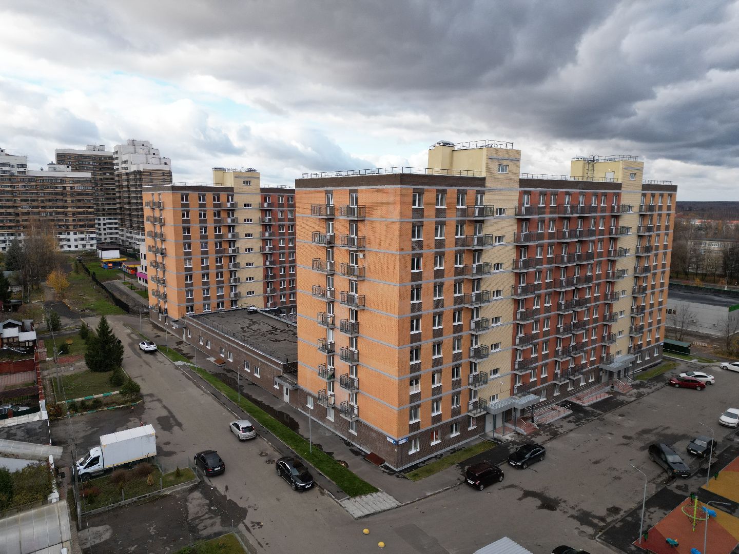 видео с коптера, ногинск, расселение аварийного жилья,