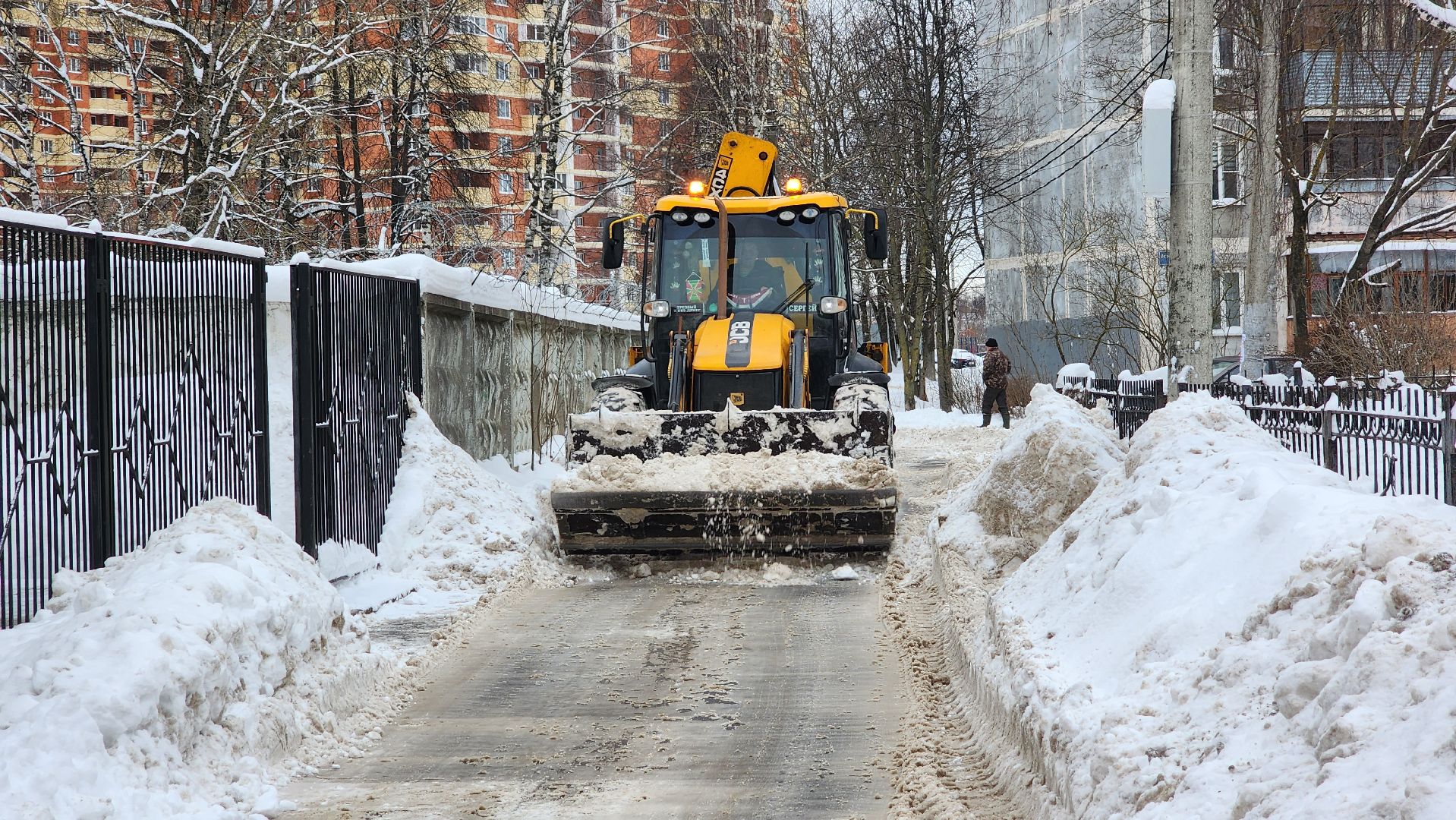 Солнечногорск, вертикалки, уборка снега, Военный городок, ЖКХ,