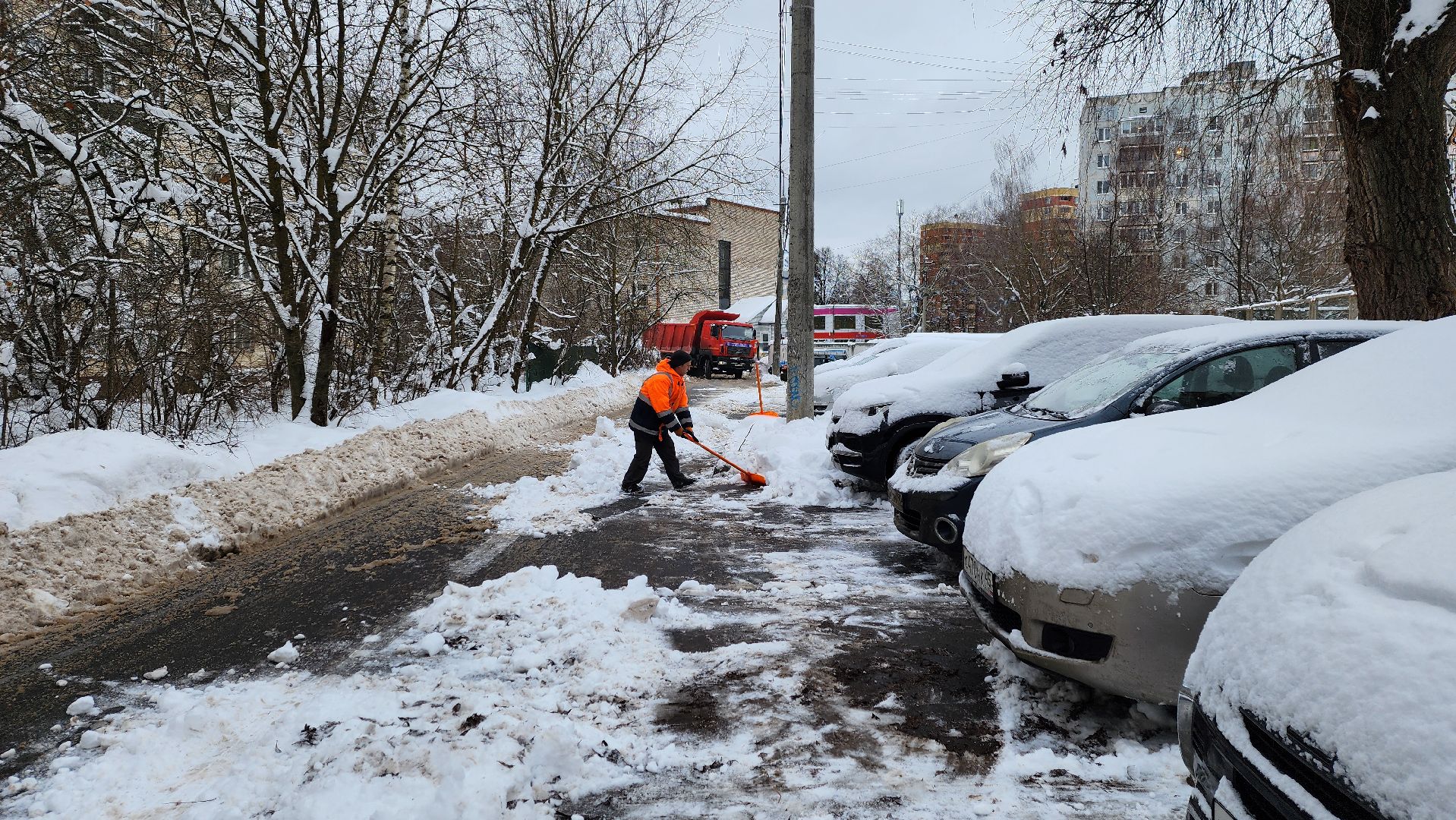 Солнечногорск, вертикалки, уборка снега, Военный городок, ЖКХ,