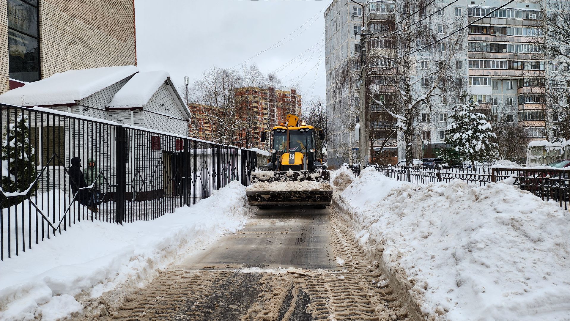 Солнечногорск, вертикалки, уборка снега, Военный городок, ЖКХ,
