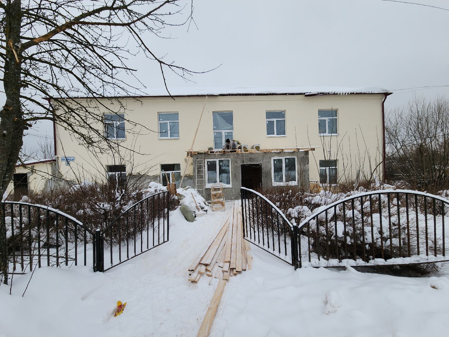 ремонт поликлиники, руза, рузский городской округ, здравоохранение, медицина, капитальныей ремонт, московская область, вертикалки,