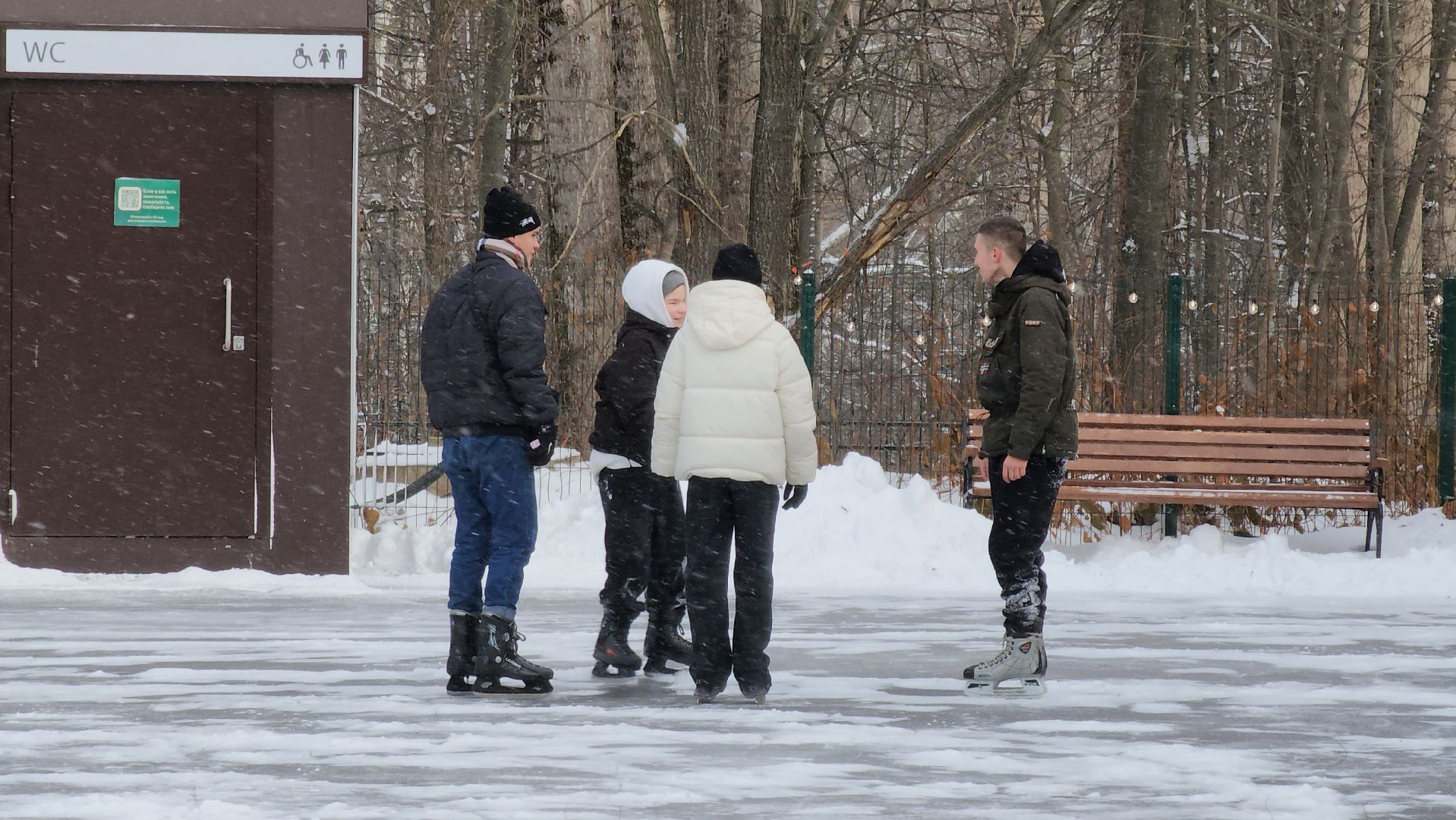 кашира, каток, городской парк, прокат коньков, вертикалки,