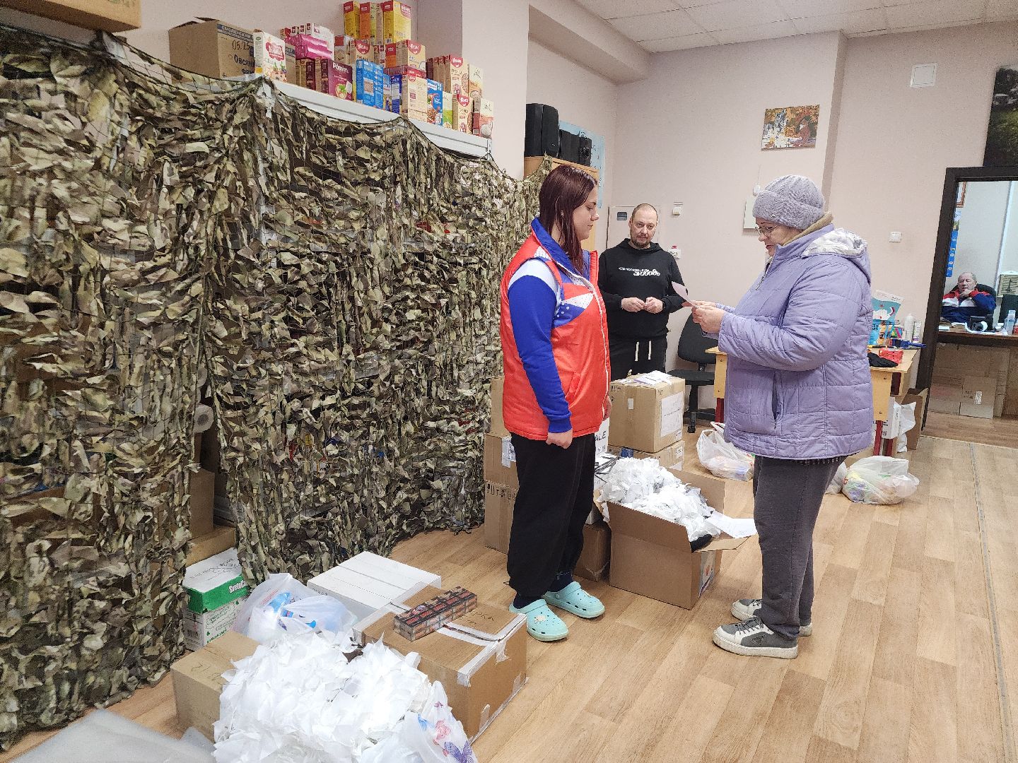 подольск, волонтеры, гуманирная помощь,