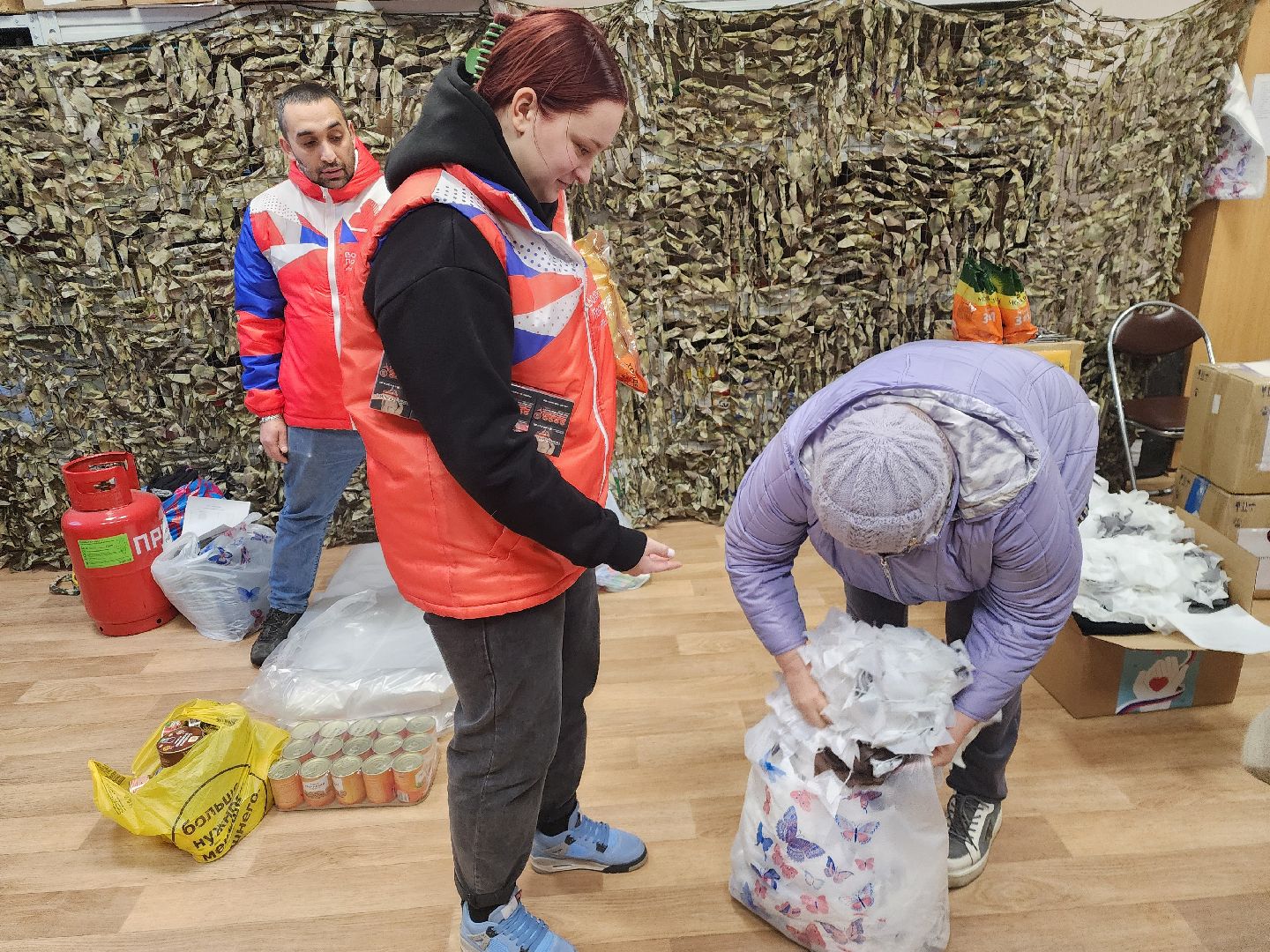 подольск, волонтеры, гуманирная помощь,