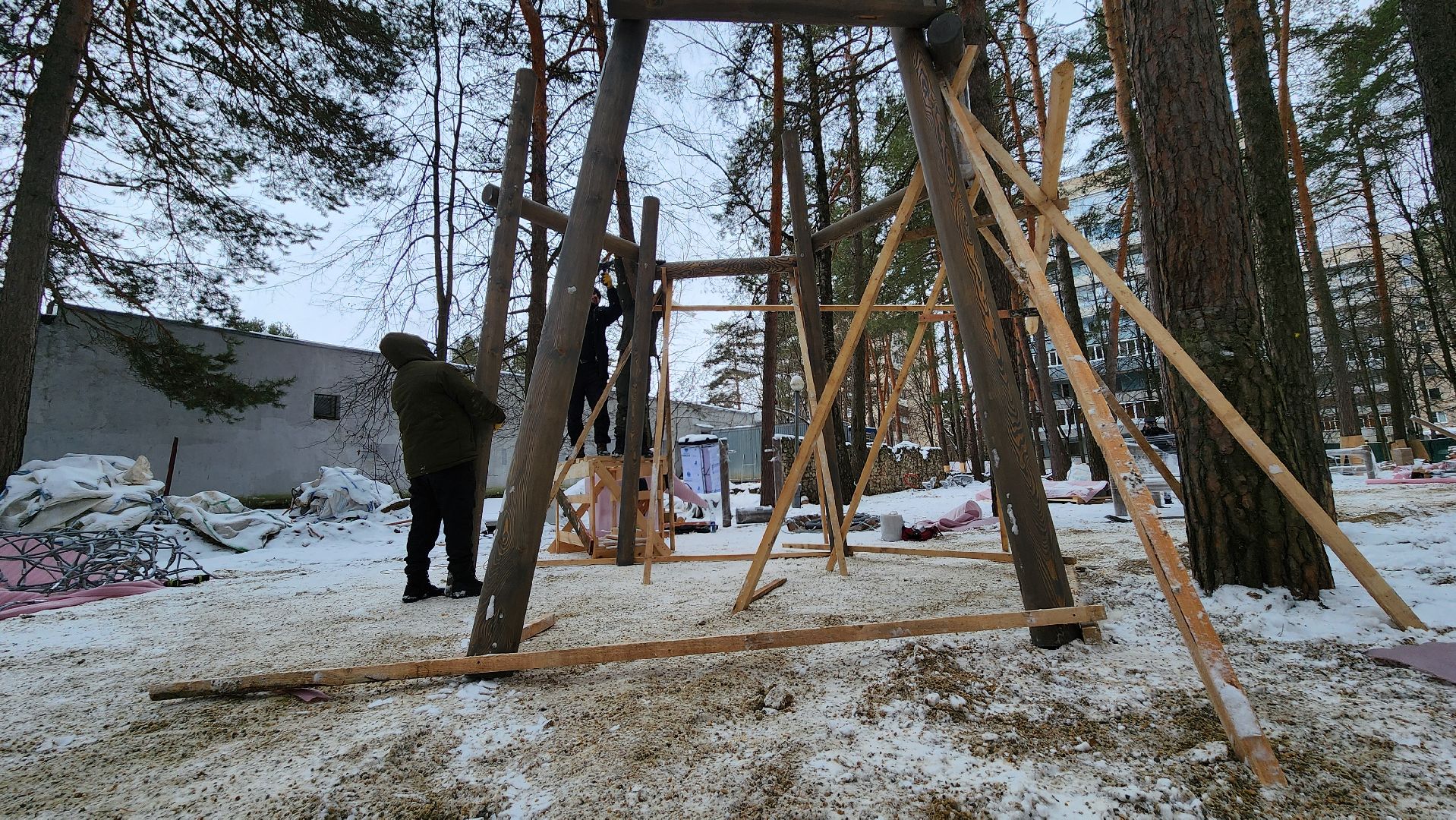 Сказка, Протвинская сказка, Реконструкция, Протвино, игровая зона, вертикалки,