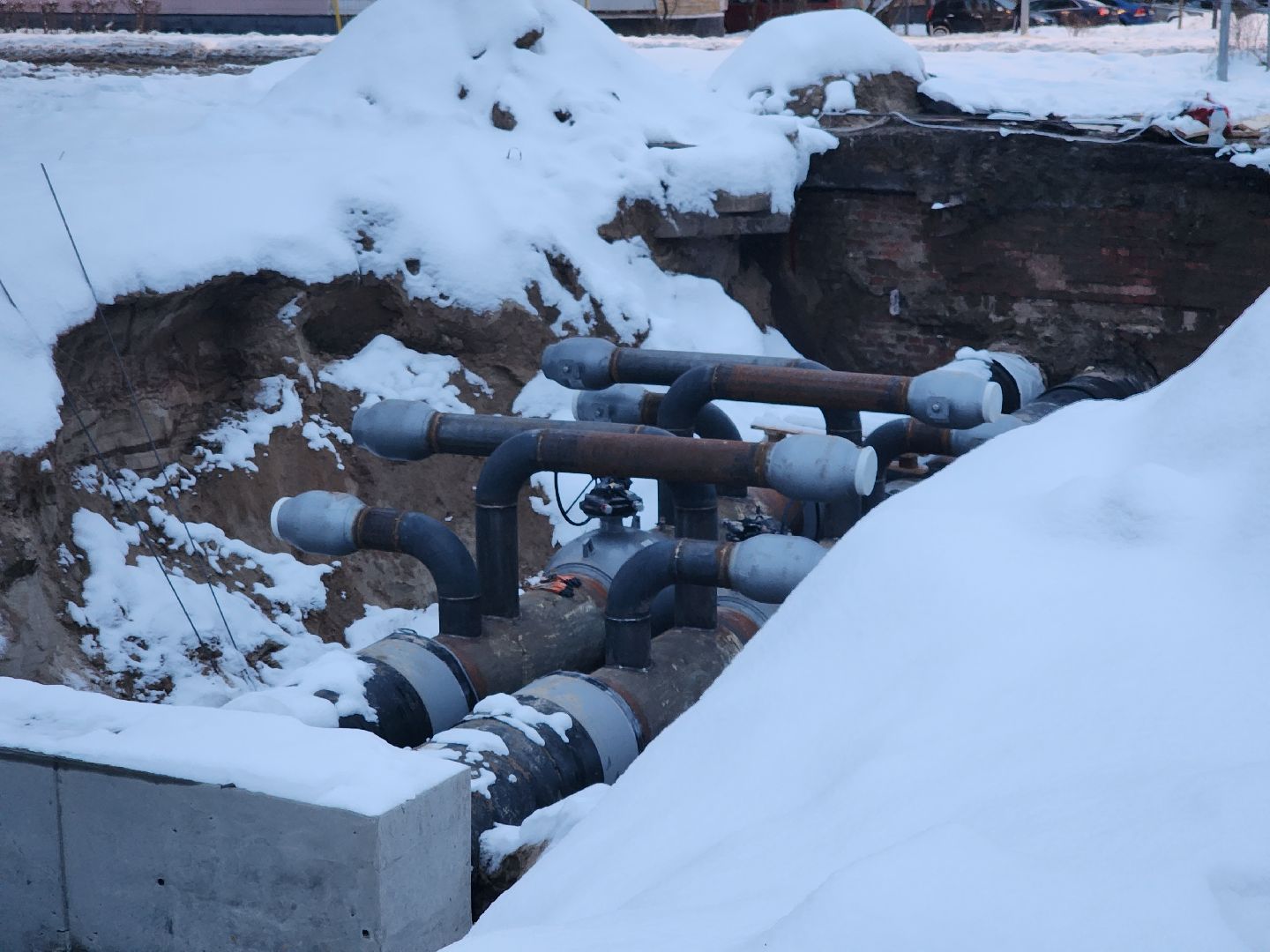 Черноголовка, отопительный сезон 2024-2025, ремонт тепловых сетей,