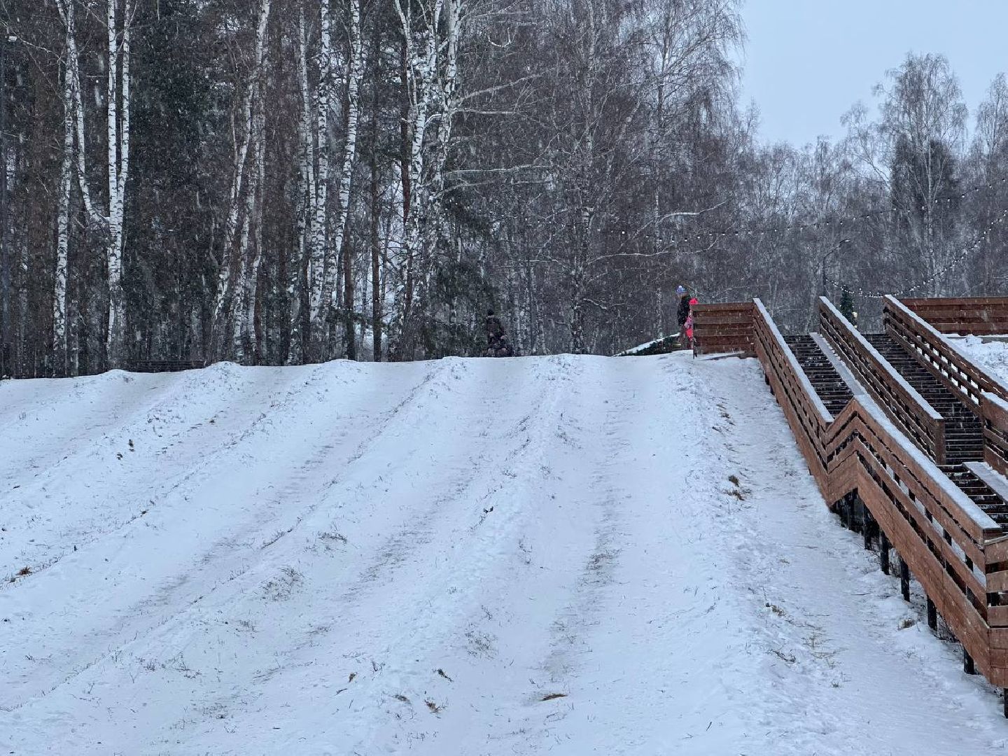 тюбинговая горка, парки, парки домодедово,