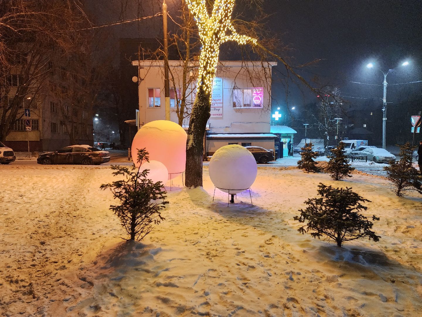 раменское, благоустройство, площадь молодежи, новогоднее украшение,
