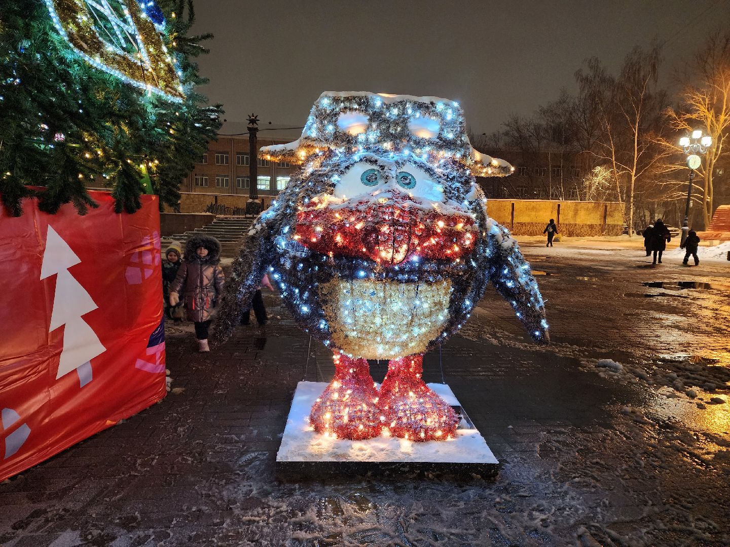 раменское, благоустройство, площадь молодежи, новогоднее украшение,