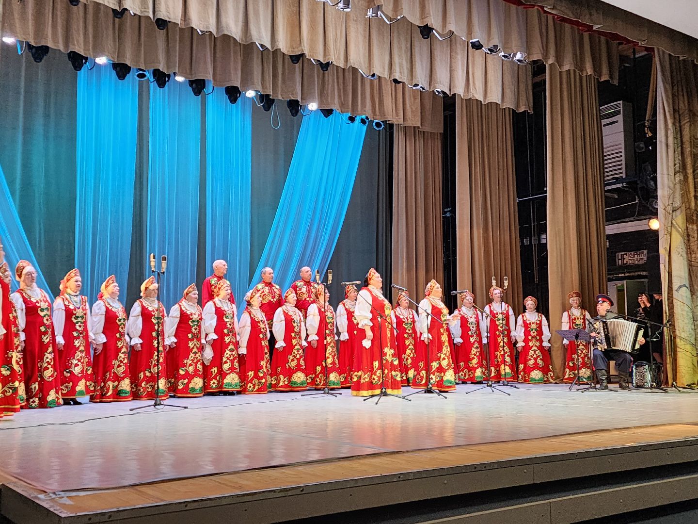 подольск, концерт, русская песня, дворец культуры, хор,