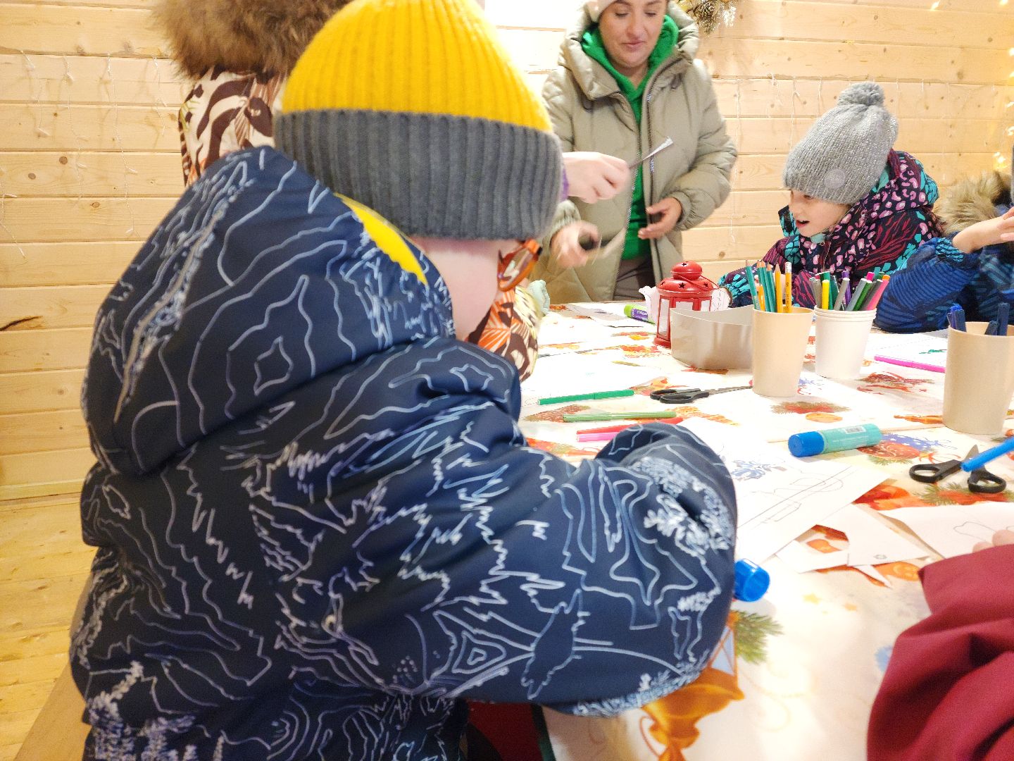 Дети, мастер класс, новый год, вертикалки,