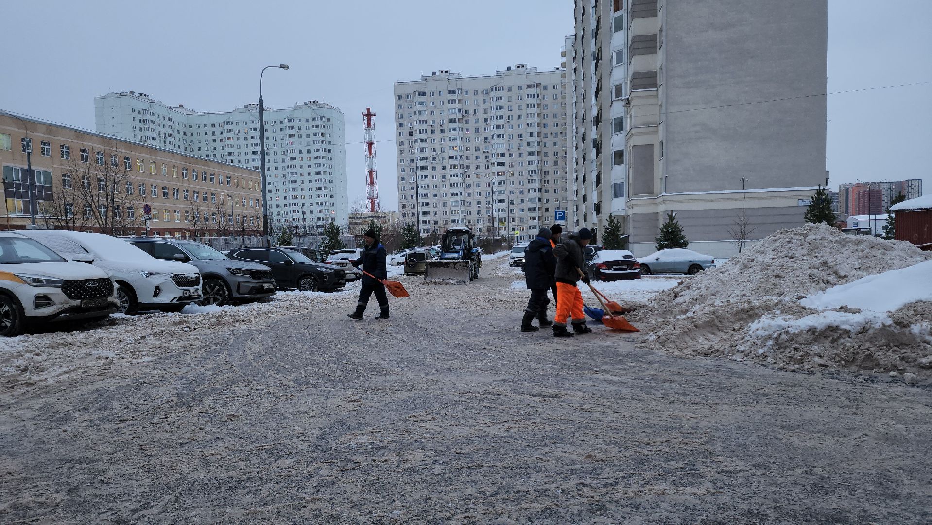 снег, уборка, уборка снега, снег и наледь, снегопад, вертикалки,