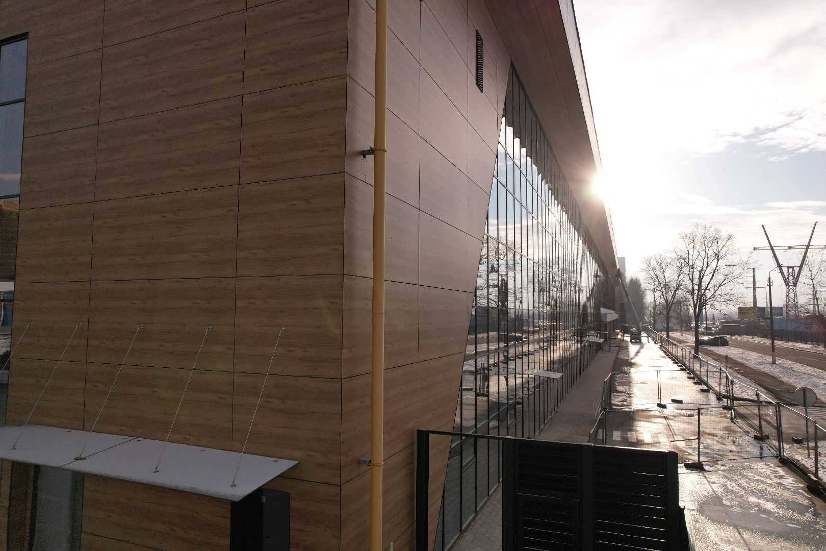 видео с коптера, фок, строительство, спорт,