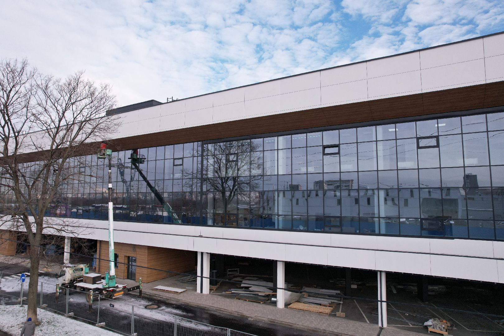 видео с коптера, фок, строительство, спорт,