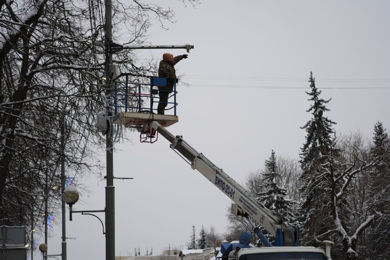 Зима в Подмосковье, Украшение, Благоустройство, Новый год, Сергиев Посад, Сергиево-Посадский городской округ,