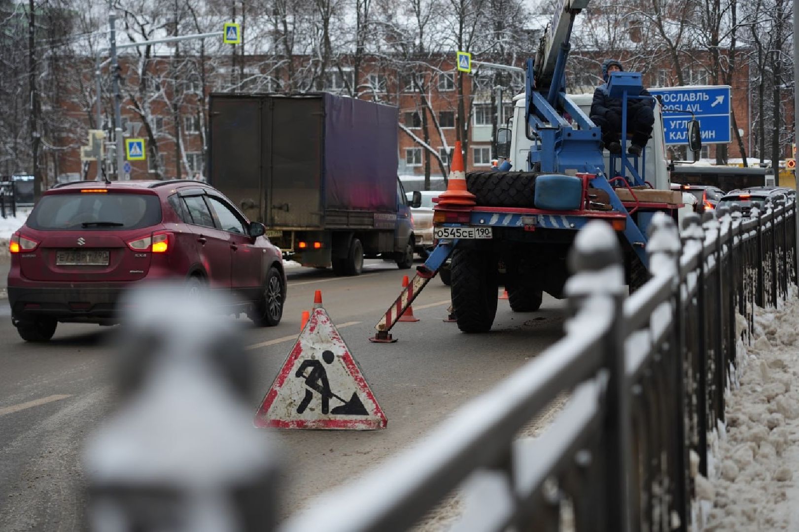 Зима в Подмосковье, Украшение, Благоустройство, Новый год, Сергиев Посад, Сергиево-Посадский городской округ,