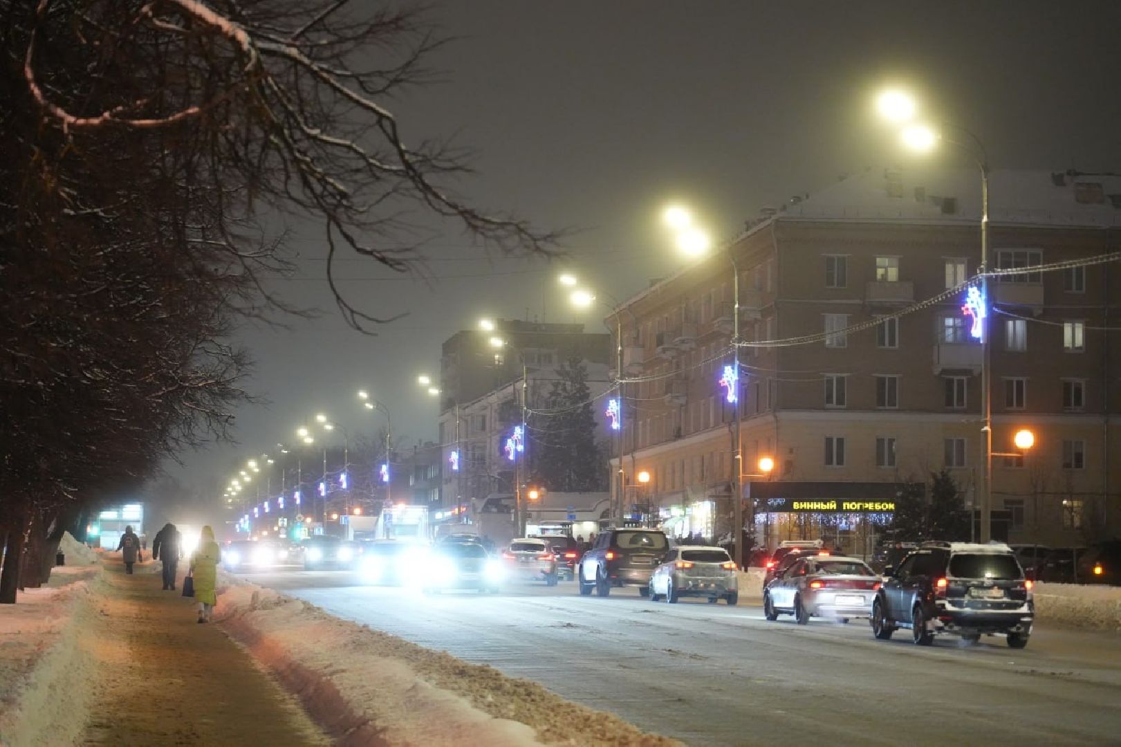 Зима в Подмосковье, Украшение, Благоустройство, Новый год, Сергиев Посад, Сергиево-Посадский городской округ,