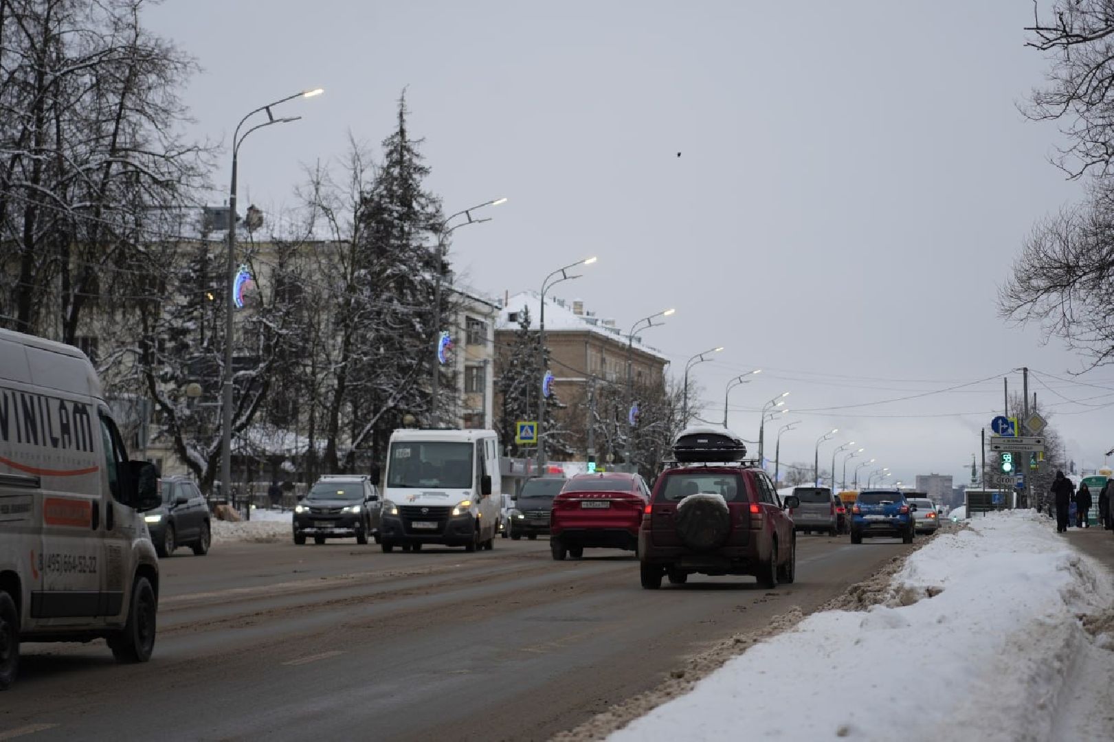 Зима в Подмосковье, Украшение, Благоустройство, Новый год, Сергиев Посад, Сергиево-Посадский городской округ,