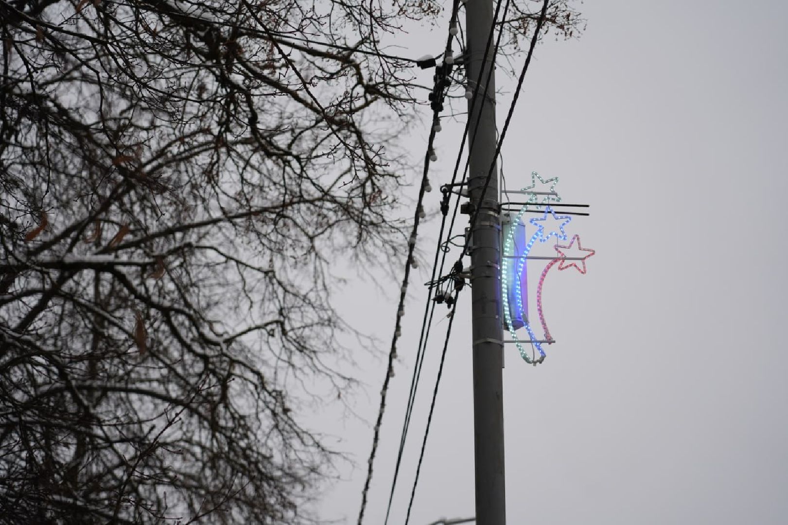 Зима в Подмосковье, Украшение, Благоустройство, Новый год, Сергиев Посад, Сергиево-Посадский городской округ,