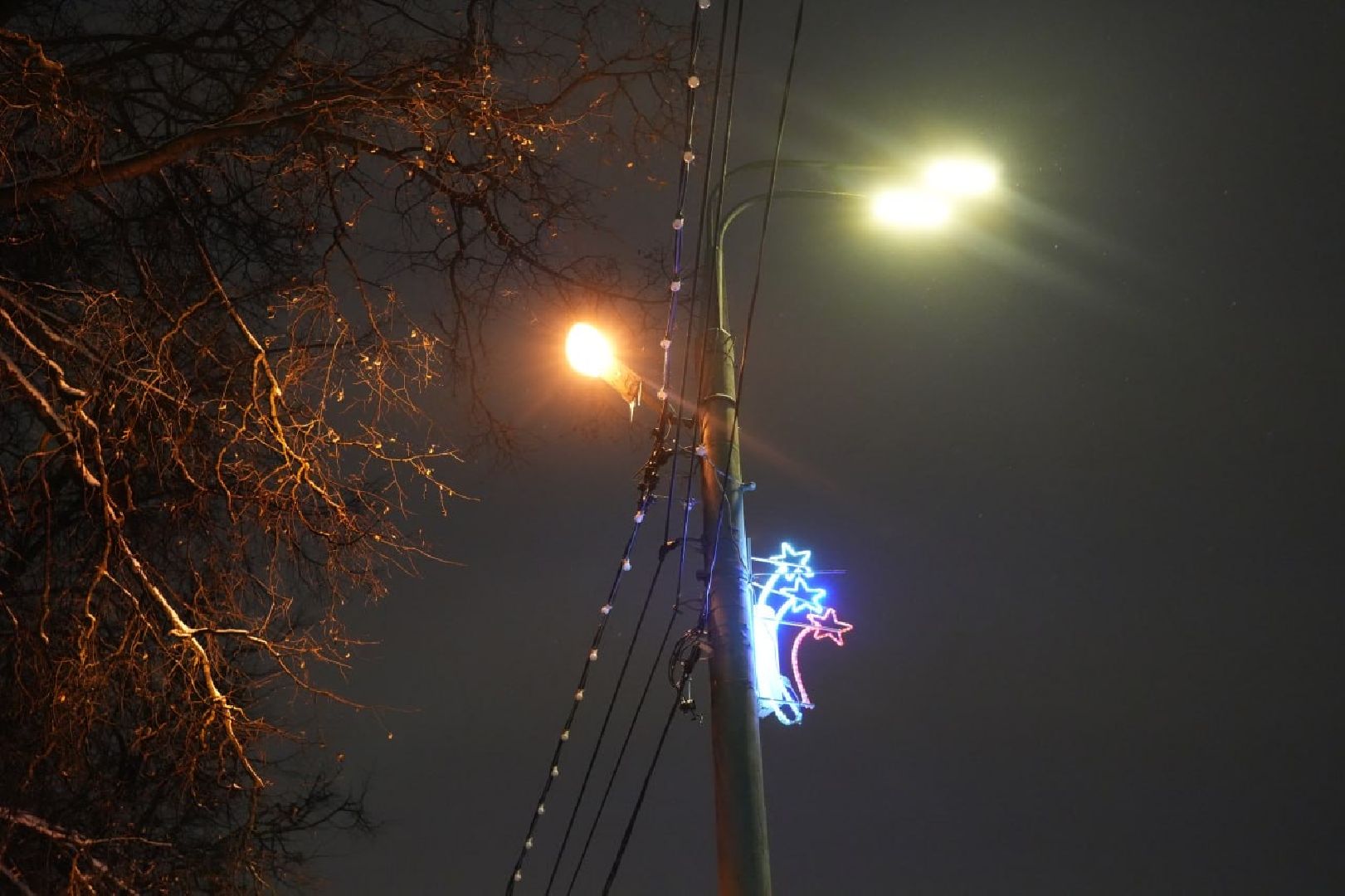 Зима в Подмосковье, Украшение, Благоустройство, Новый год, Сергиев Посад, Сергиево-Посадский городской округ,