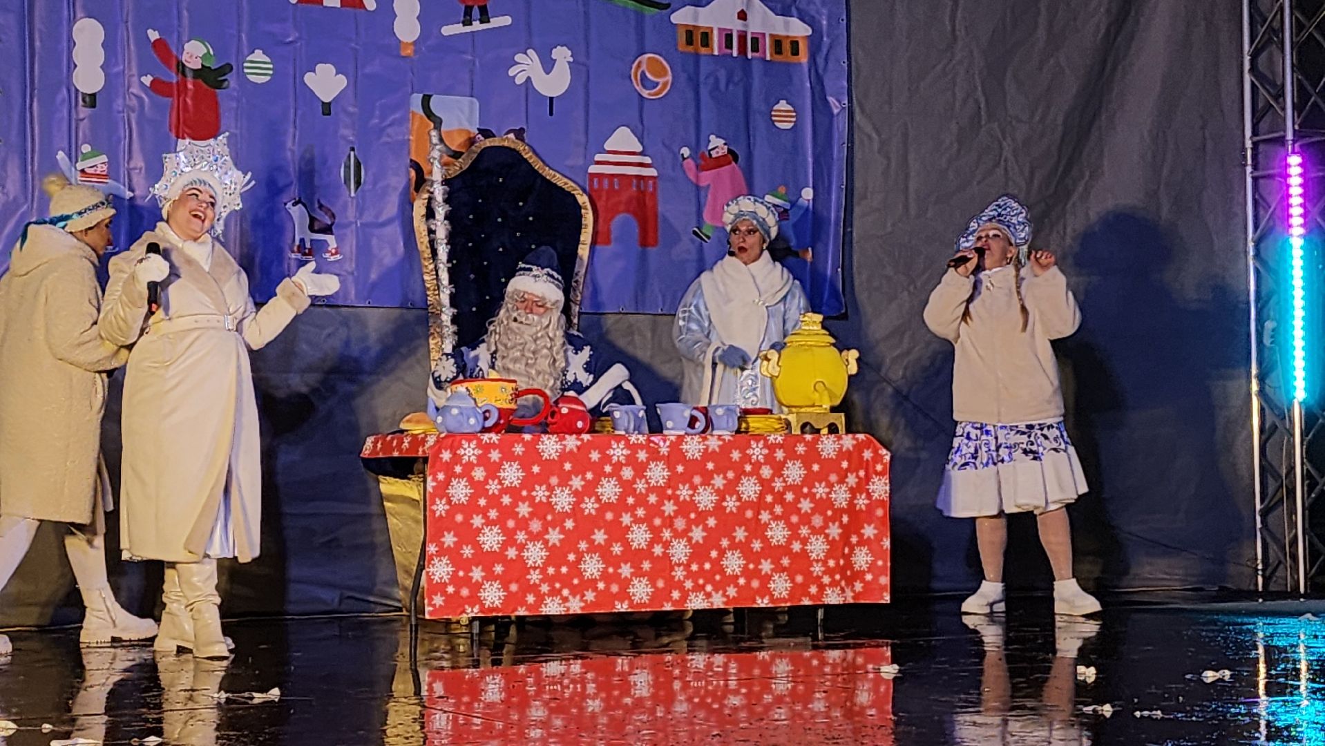 ступино, зима в подмосковье, елки,