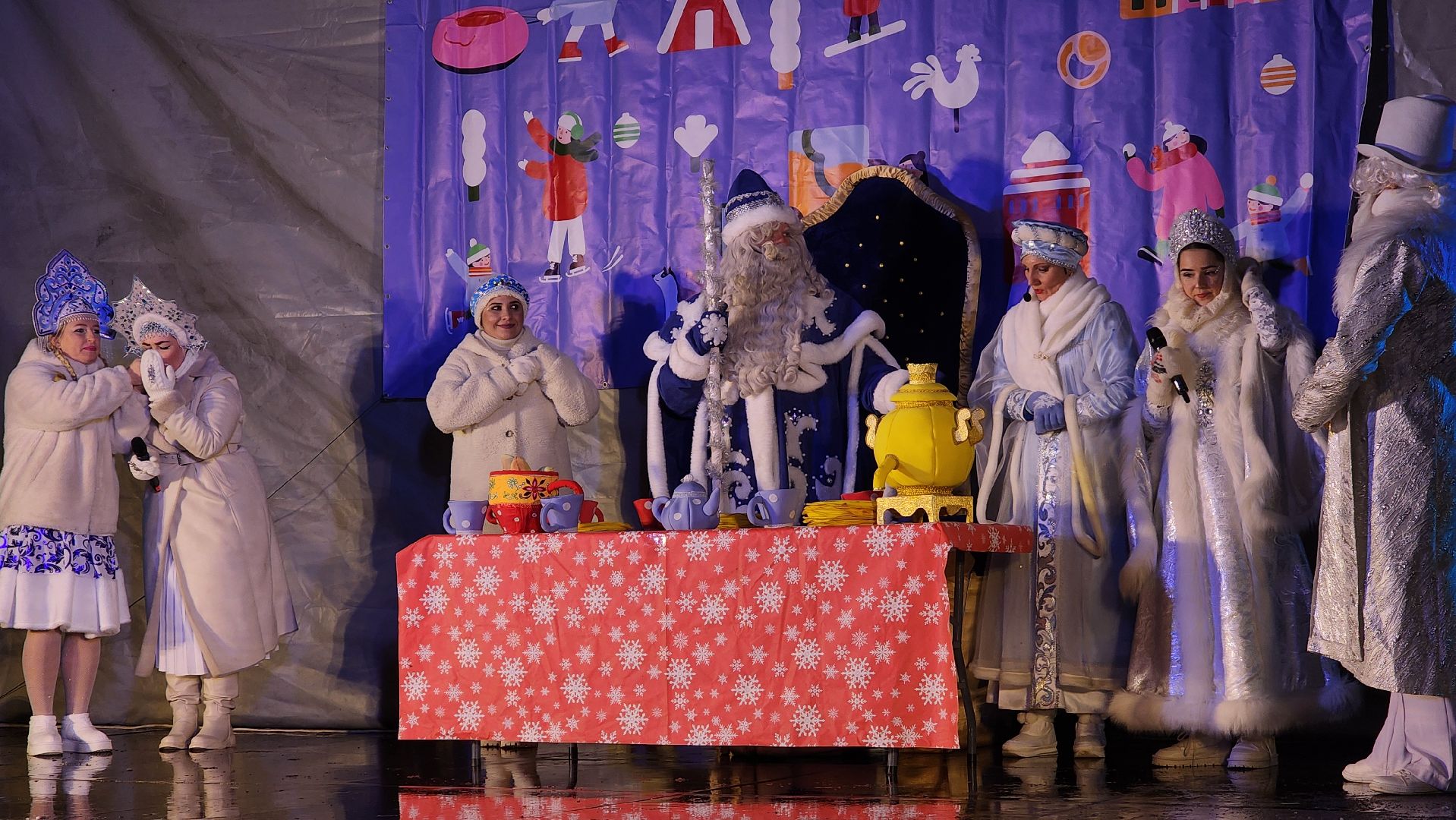 ступино, зима в подмосковье, елки,