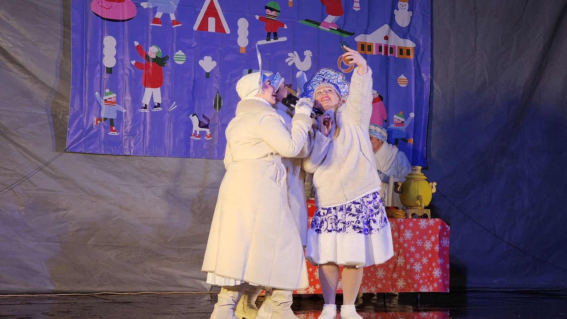 ступино, зима в подмосковье, елки,