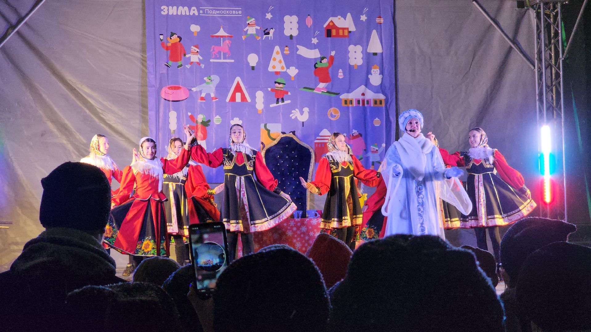 ступино, зима в подмосковье, елки,